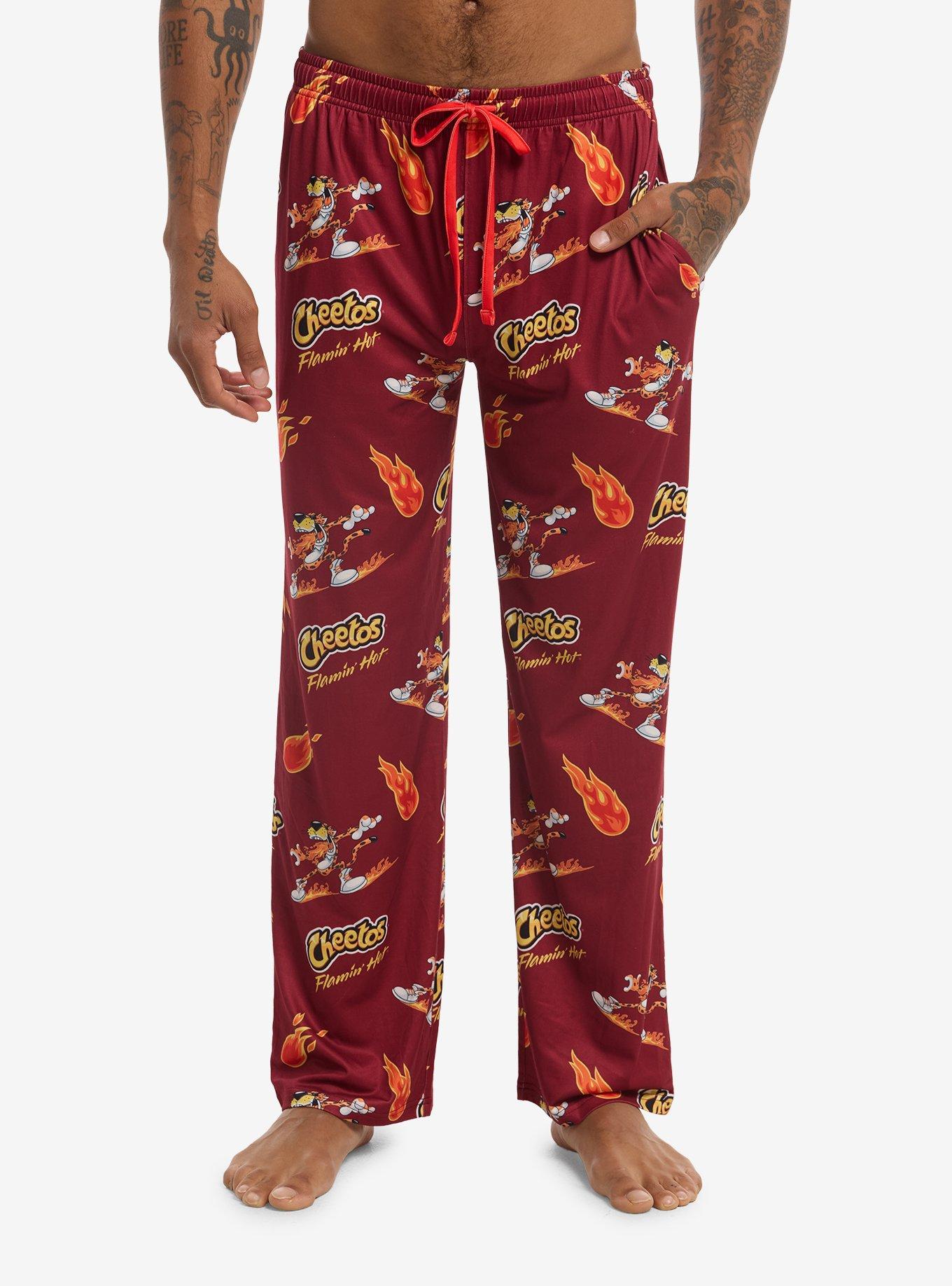 Cheetos Flamin' Hot Logos Pajama Pants
