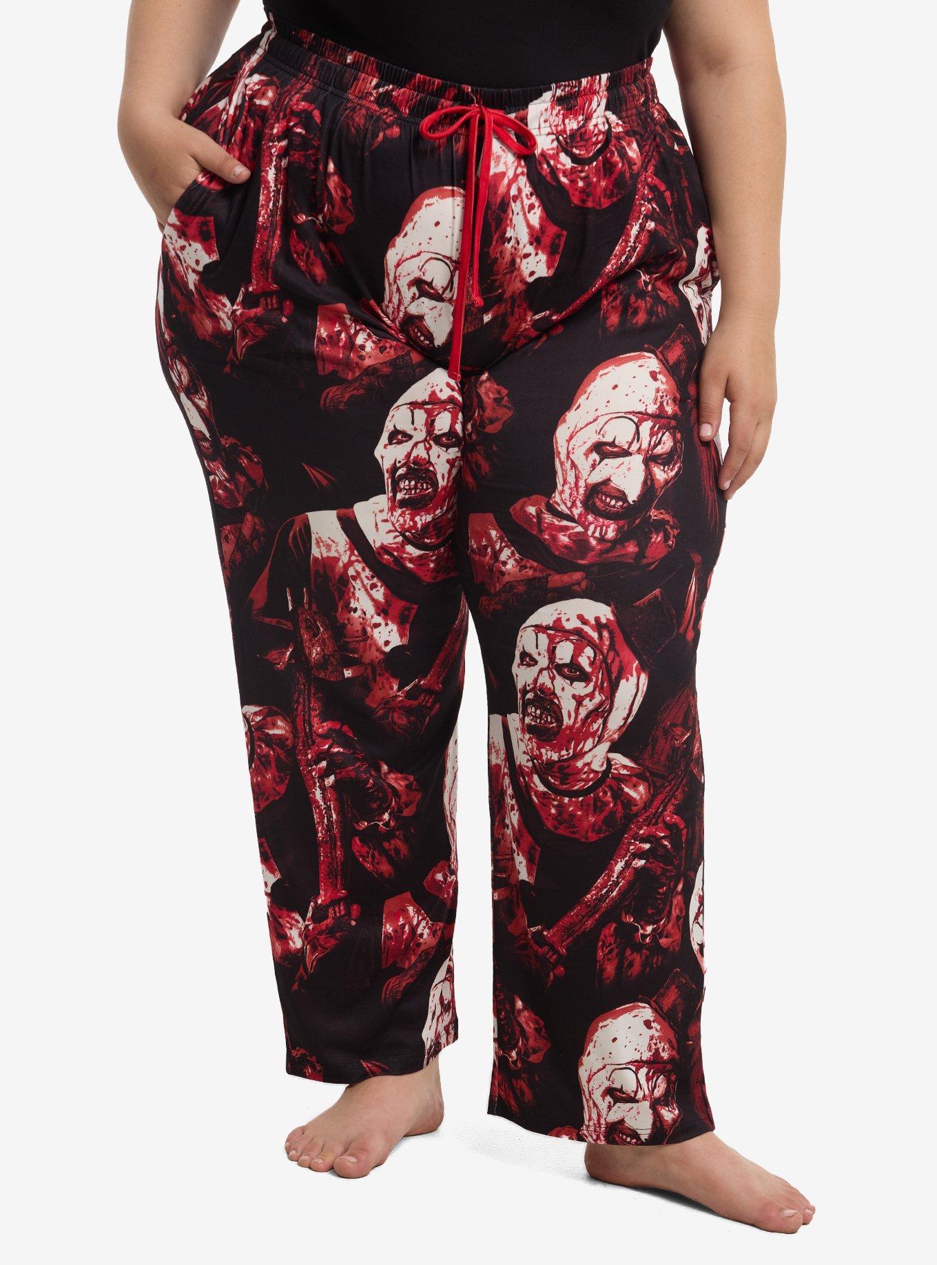 Terrifier Bloody Art Pajama Pants Plus Size
