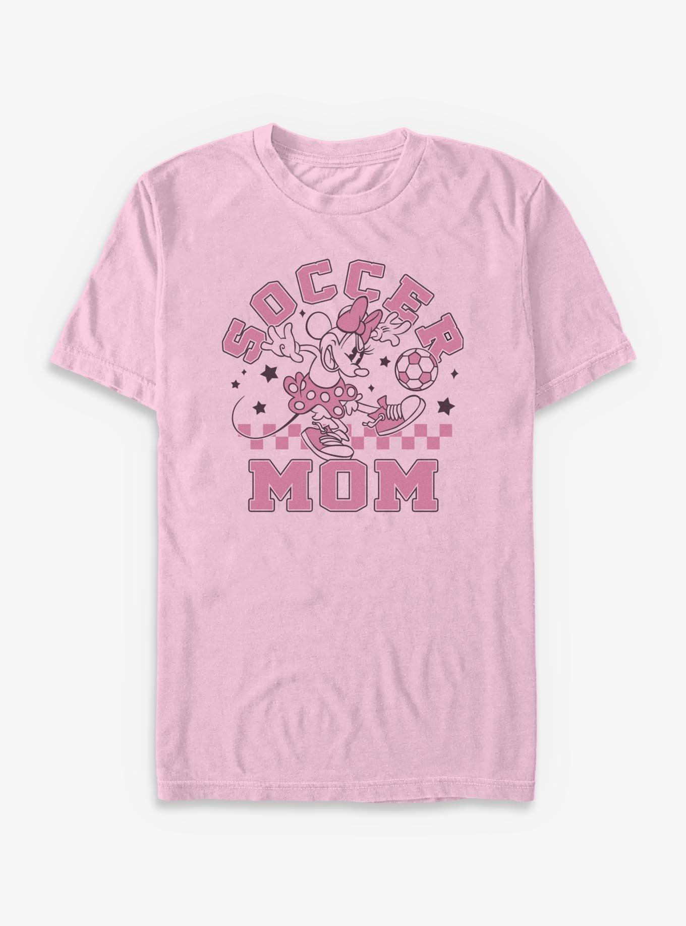 COMFORTCOLORS Disney Minnie Mouse Soccer Mom Garment Dye T-Shirt
