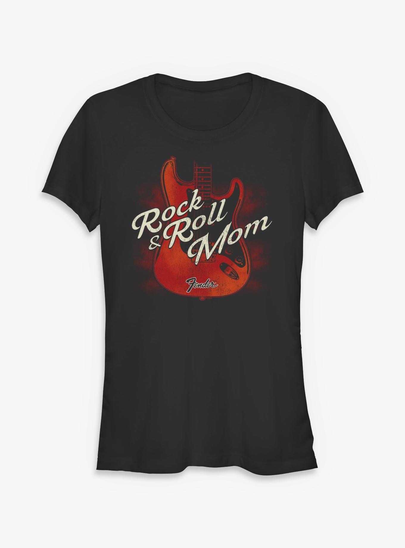 Fender Rock N Roll Mom Guitar Girls T-Shirt, , hi-res