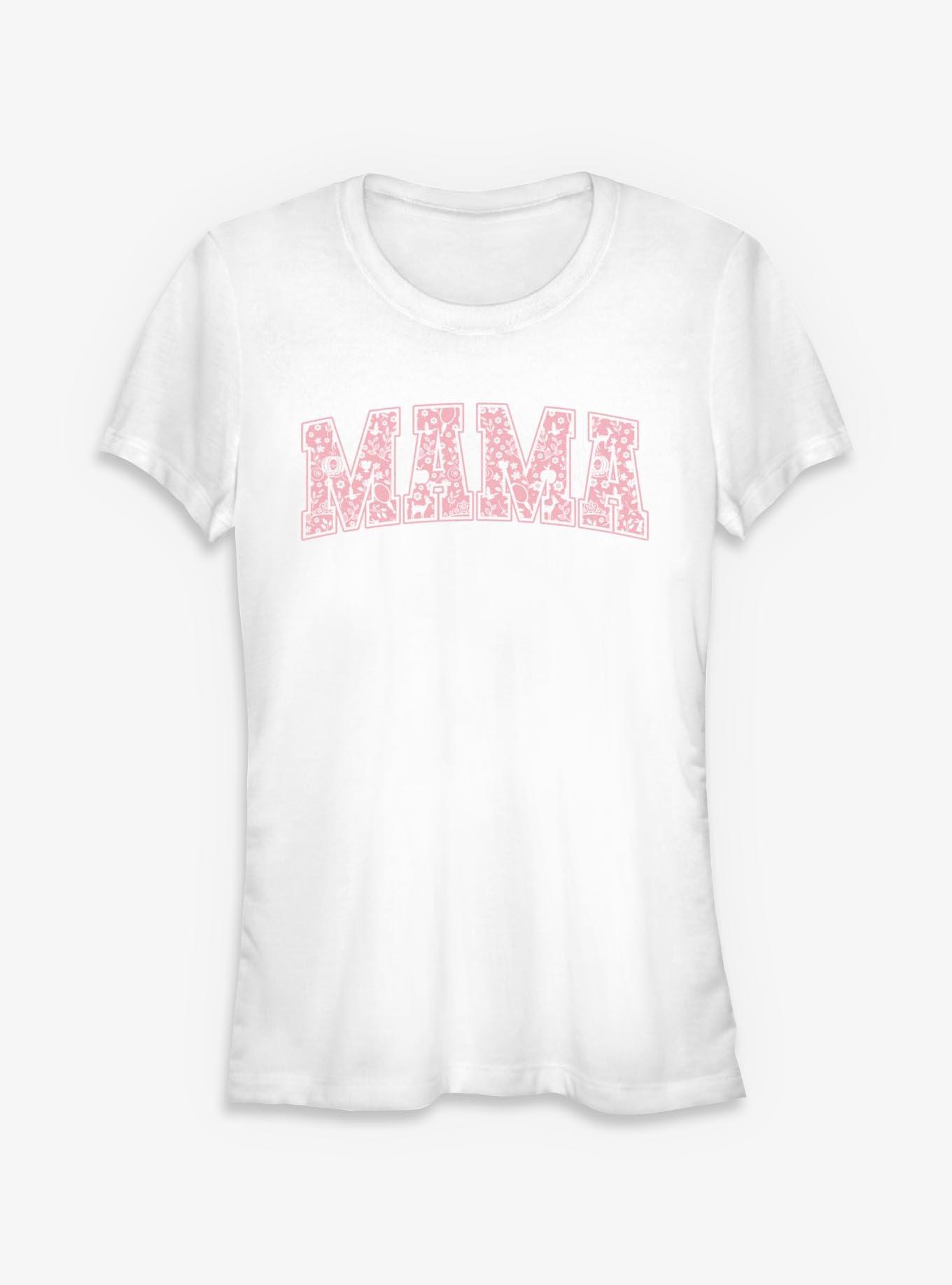 Disney Princesses Mama Collegiate Pattern Girls T-Shirt, , hi-res