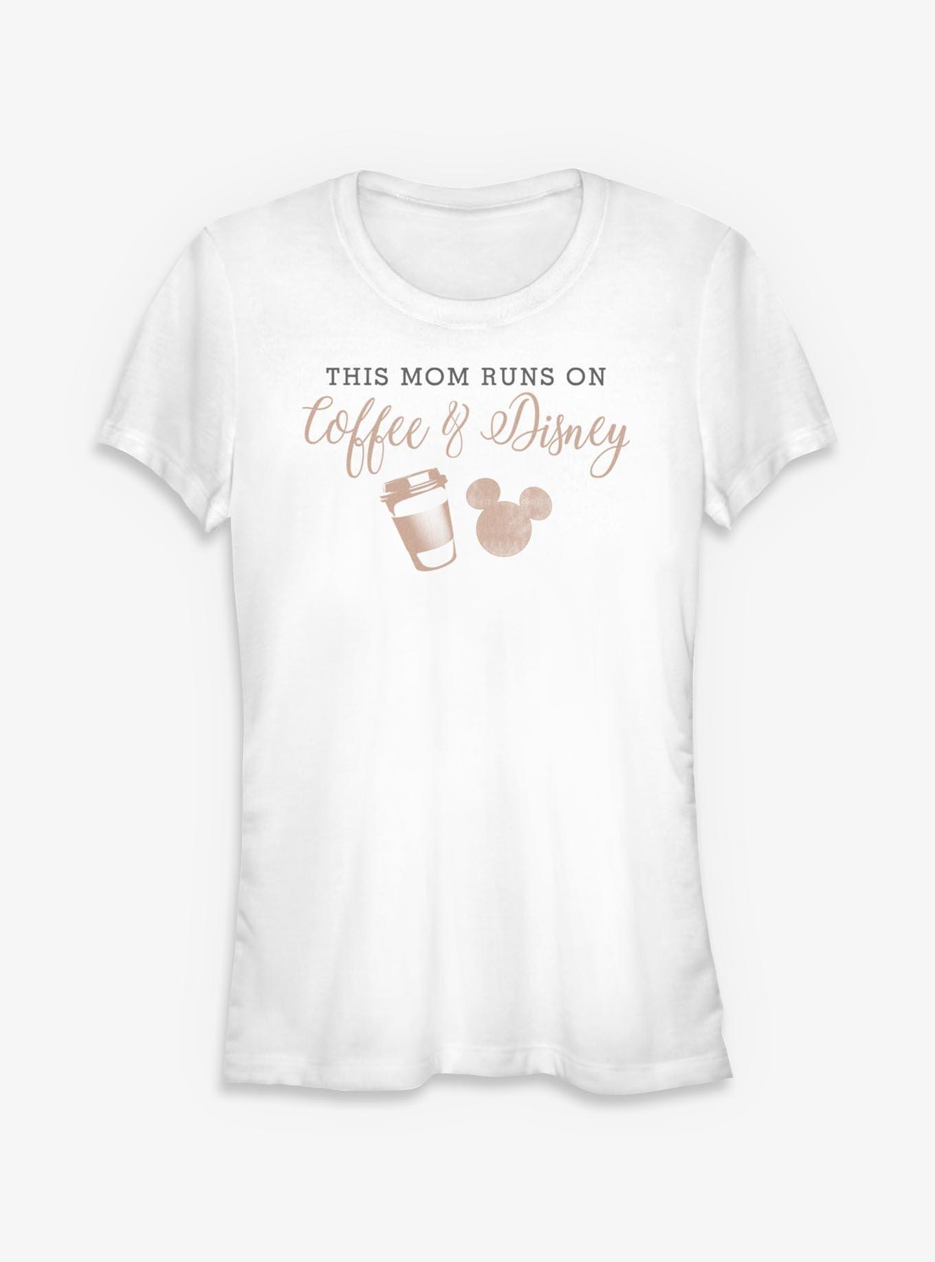 Disney Mickey Mouse Disney And Coffee Mom Girls T-Shirt, , hi-res