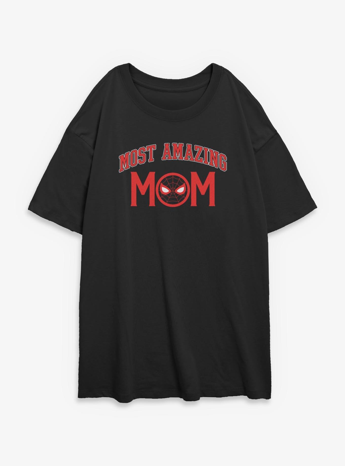 Marvel Spider-Man Amazing Mom Collegiate Girls Oversized T-Shirt, , hi-res
