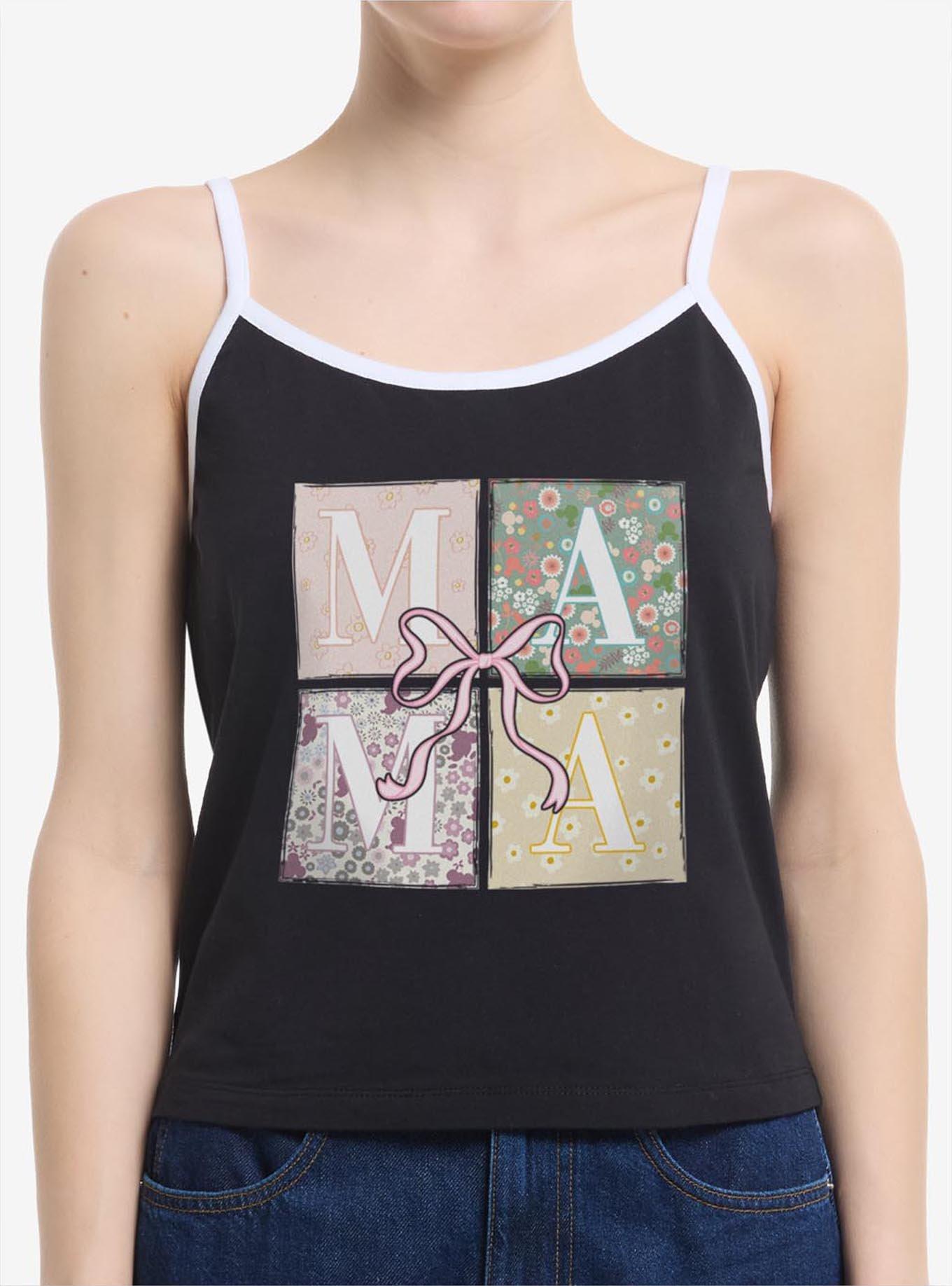 Disney Mickey Mouse Mama Floral Boxed Up Girls Cami