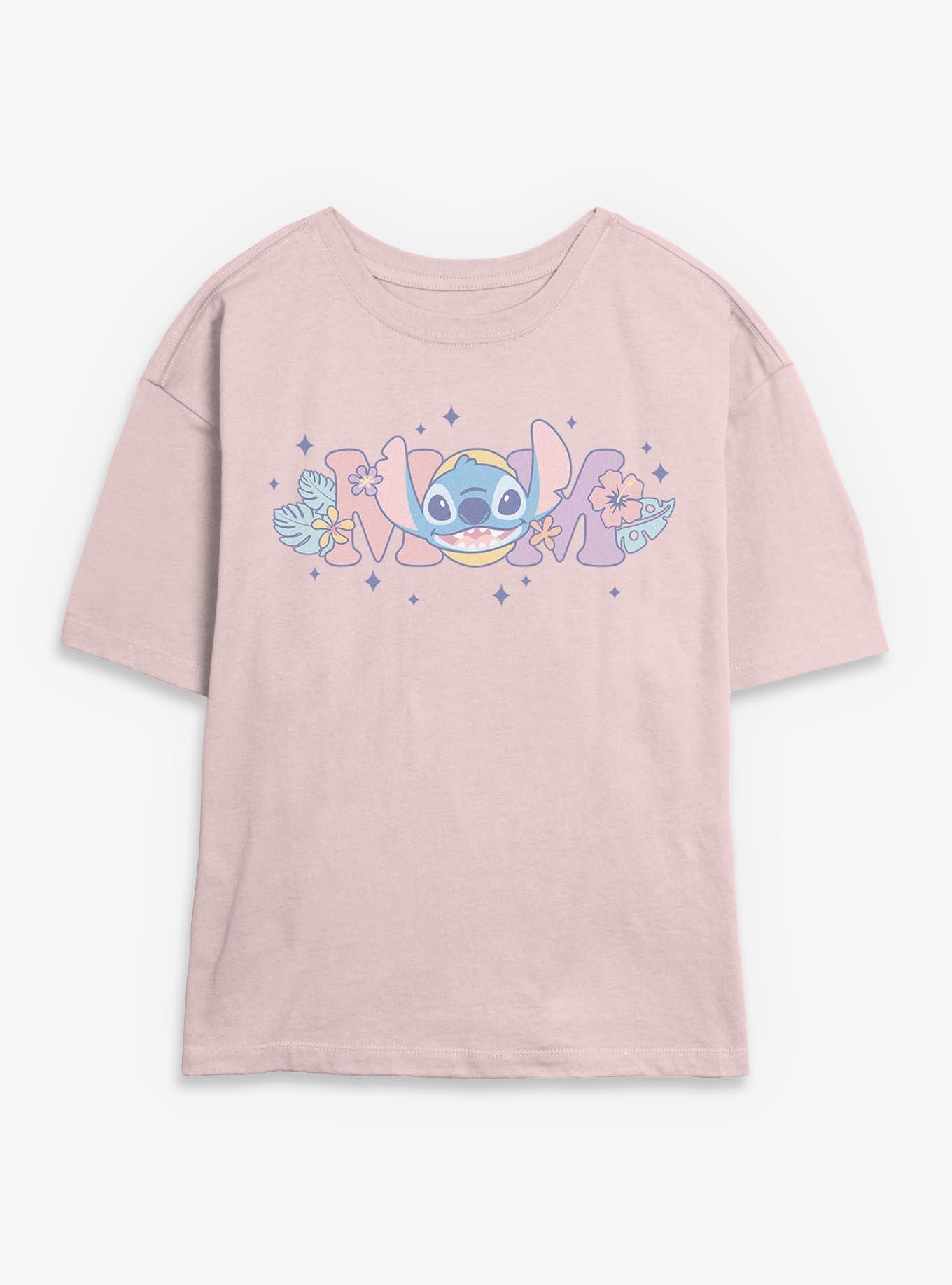Disney Lilo & Stitch Mom Flowers Girls Skimmer T-Shirt, , hi-res