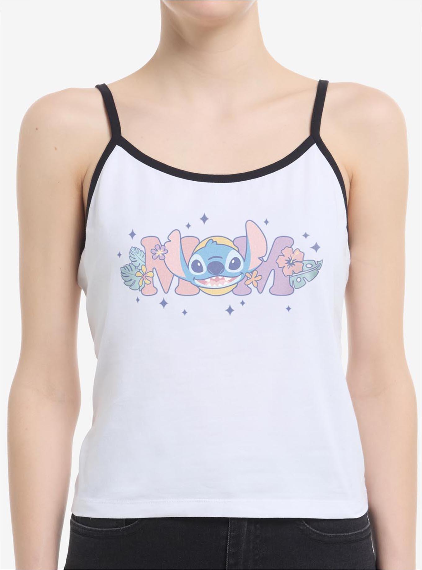 Disney Lilo & Stitch Mom Flowers Girls Cami, WHITE, hi-res