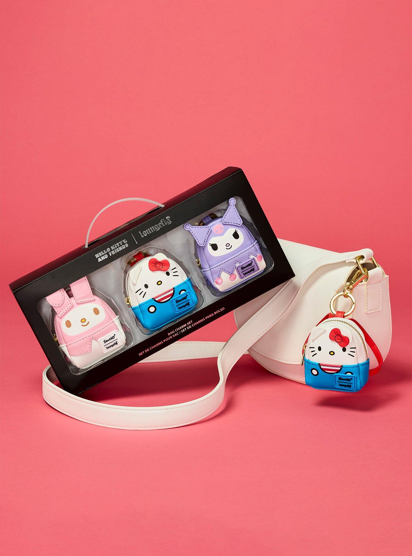 Loungefly Hello Kitty And Friends Coin Purse Bag Charm Set