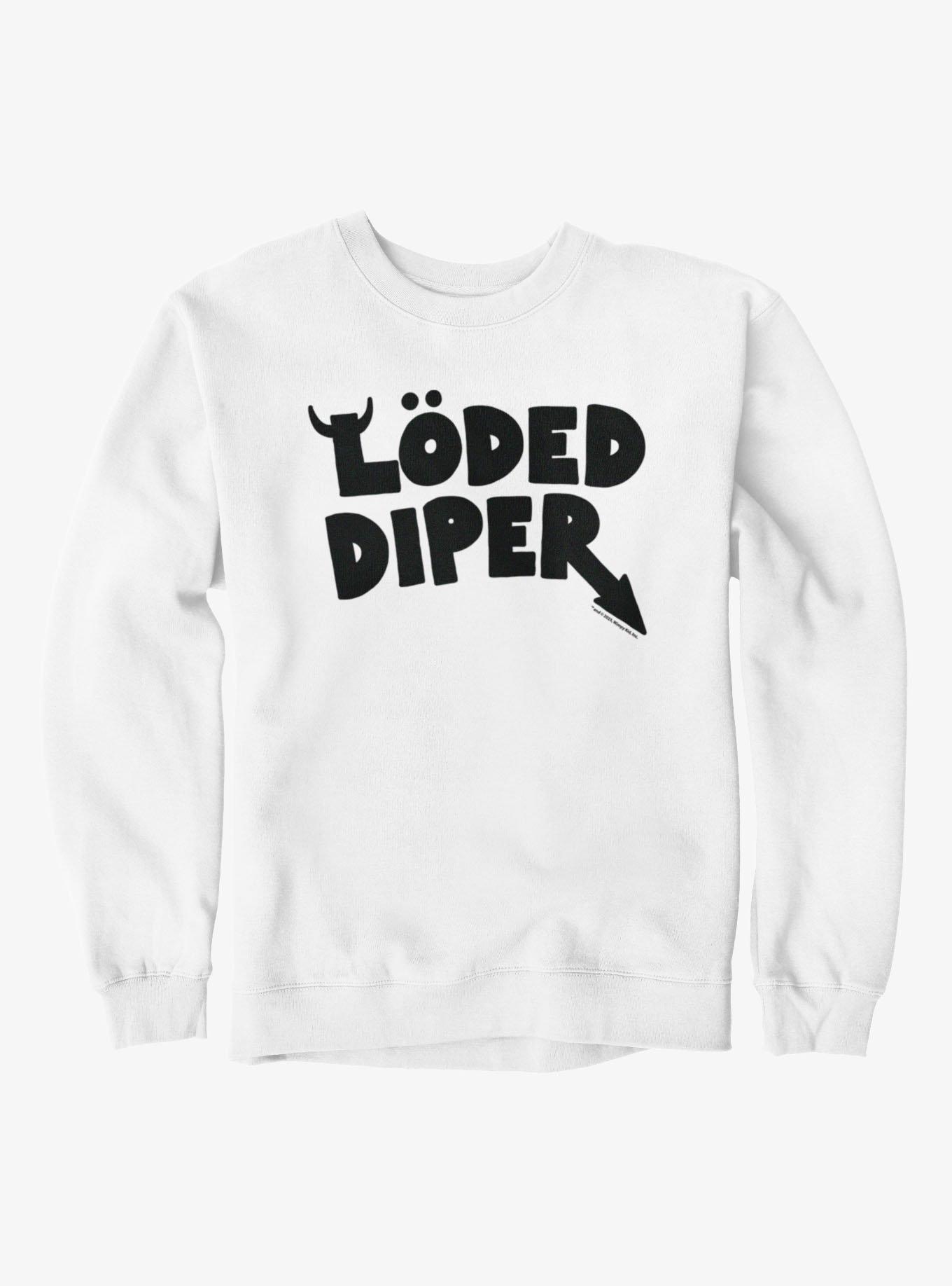 Diary Of A Wimpy Kid Loded Diper Band Logo Sweatshirt, , hi-res