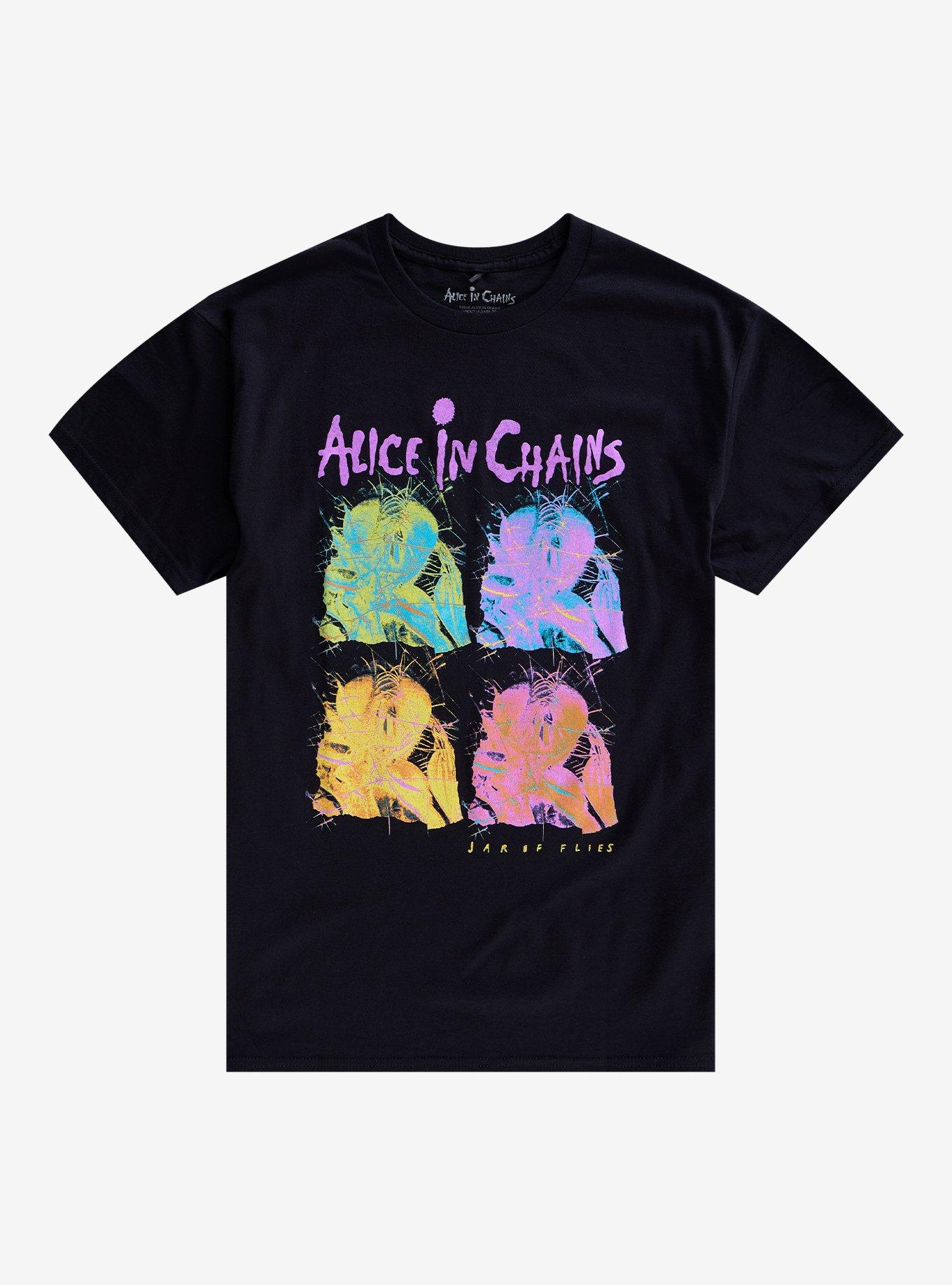 Alice In Chains Neon Flies T-Shirt, , hi-res
