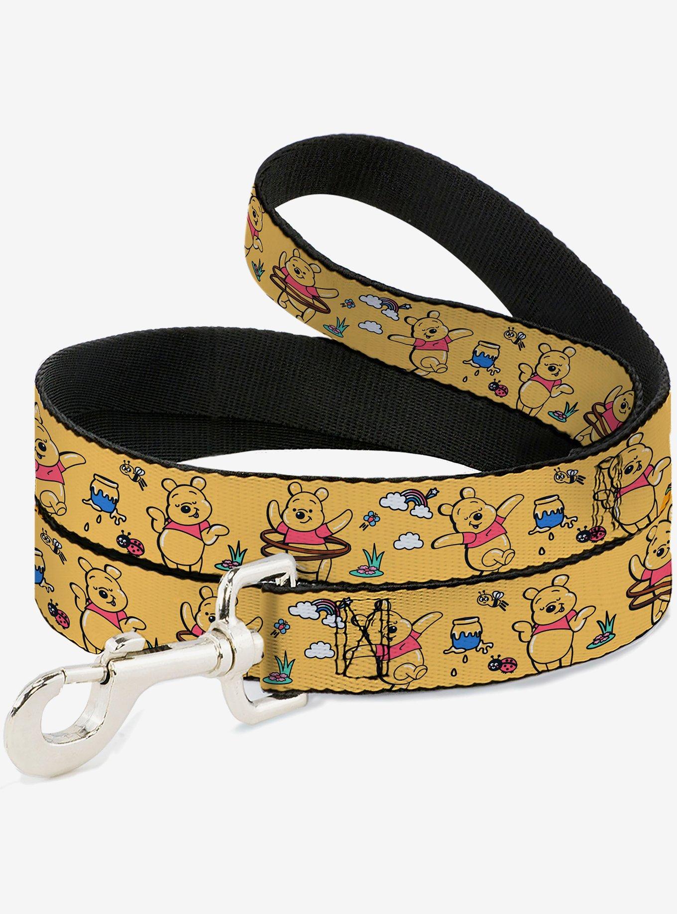 Disney Winnie The Pooh Happy Poses Golden Dog Leash, , hi-res