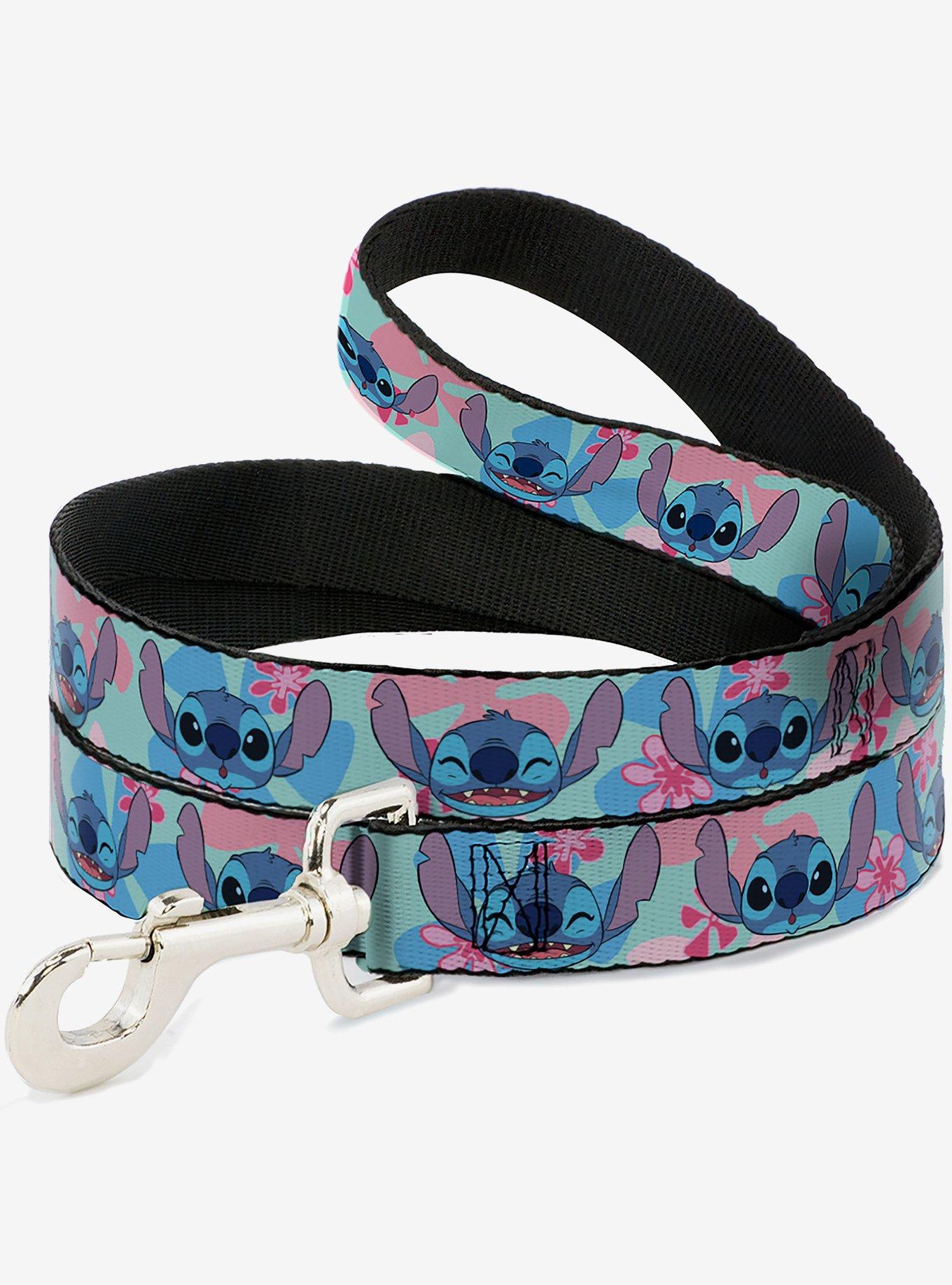 Disney Lilo & Stitch Stitch Expressions and Flowers Dog Leash, , hi-res