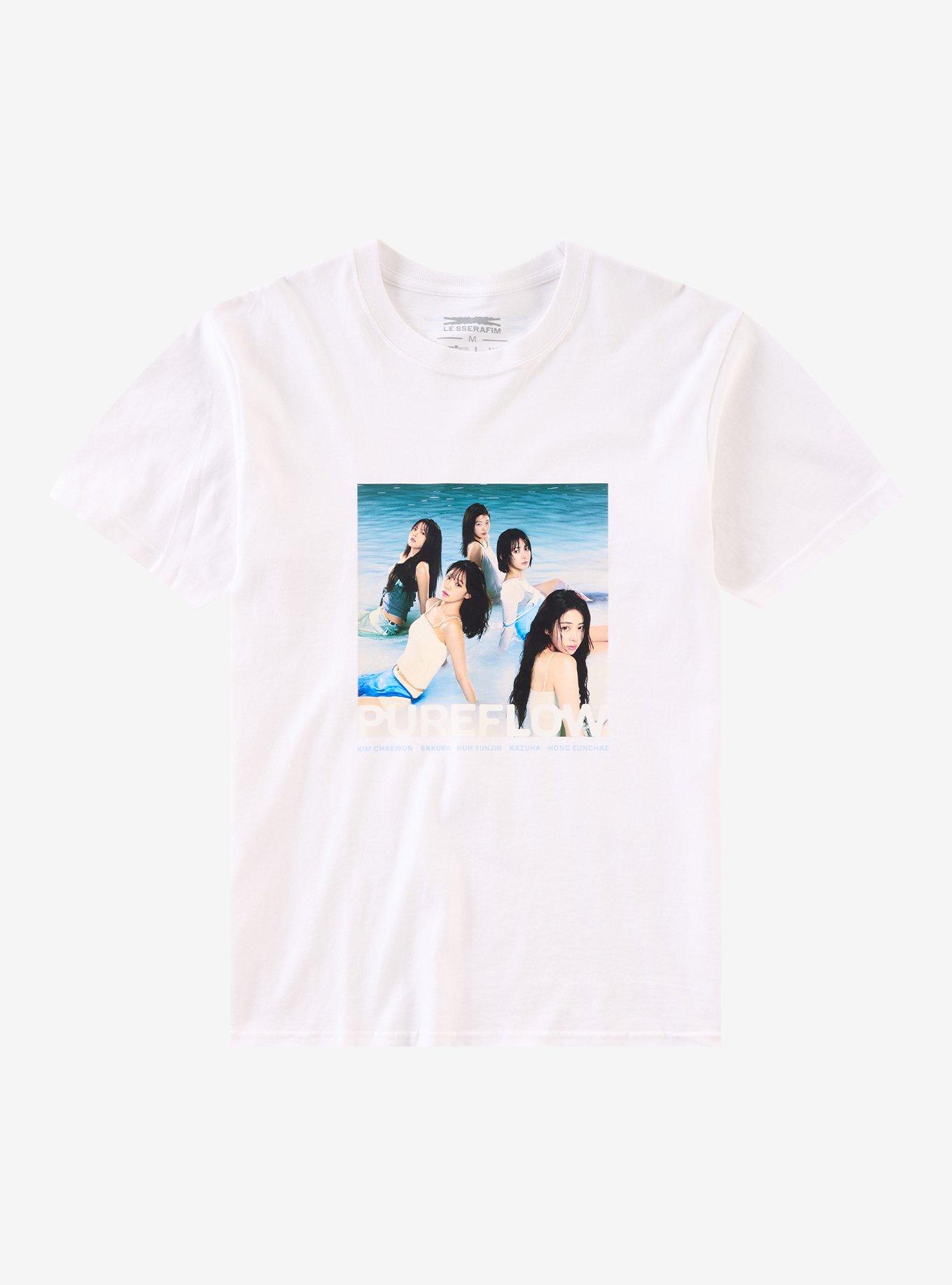 LE SSERAFIM PUREFLOW Group T-Shirt Hot Topic Exclusive, , hi-res