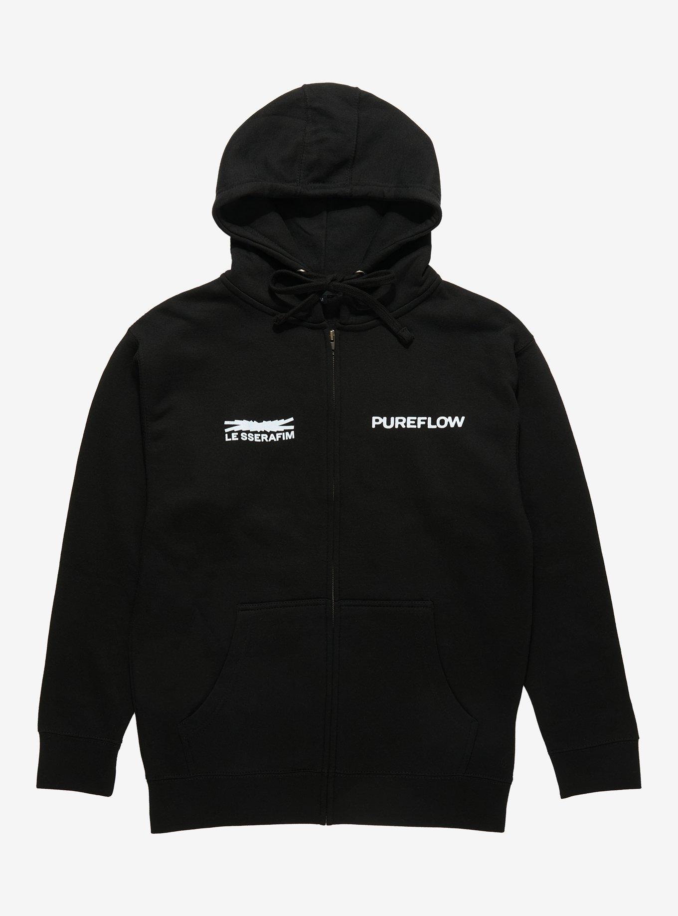 LE SSERAFIM PUREFLOW Eye Panels Hoodie Hot Topic Exclusive, , hi-res