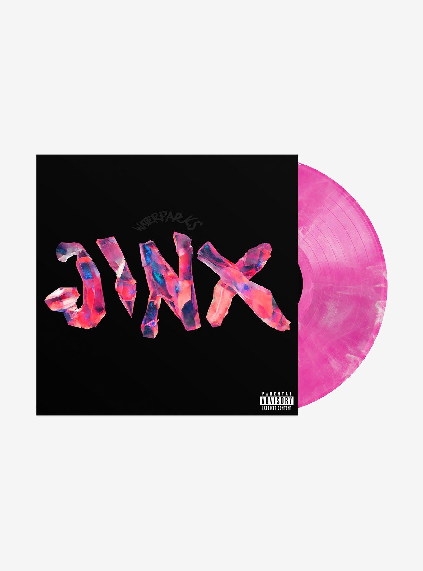 Waterparks Jinx (Neon Pink White Wave) Vinyl Hot Topic Exclusive, , hi-res