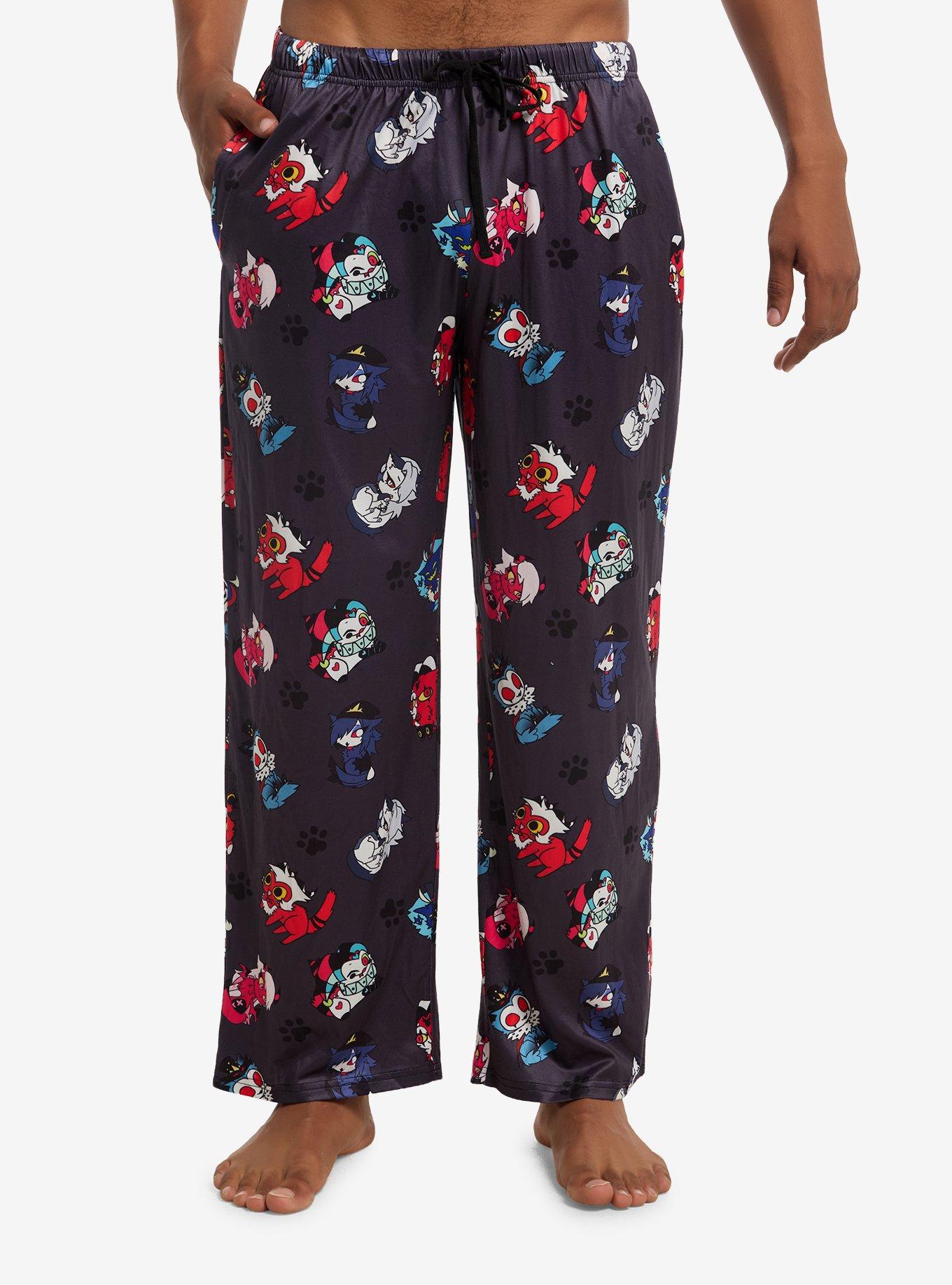Helluva Boss Chibi Cat Pajama Pants