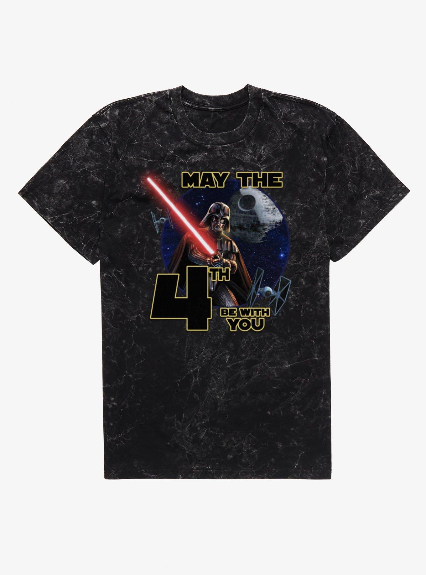 Star Wars May The 4th Be With You Darth Vader Mineral Wash T-Shirt, , hi-res