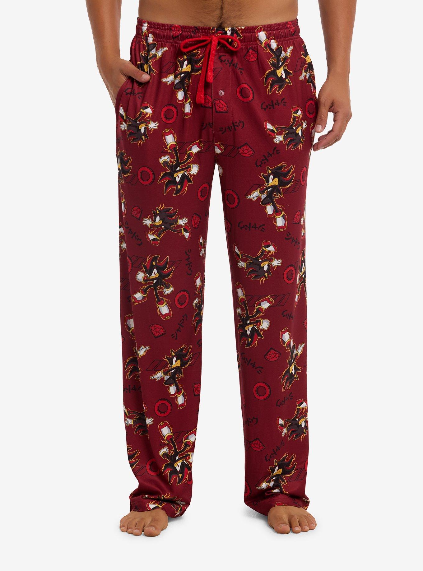 Sonic The Hedgehog Shadow Pajama Pants