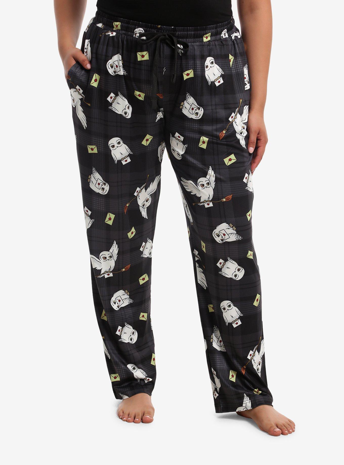 Harry Potter Hedwig Letters Pajama Pants Plus Size