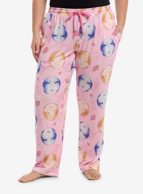 Nana Duo Portrait Strawberry Pajama Pants Plus Size | Hot Topic