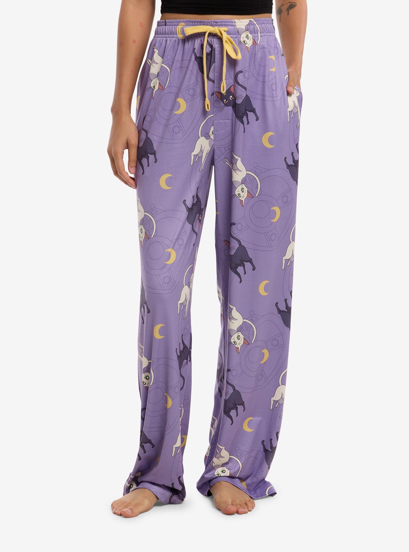 Pretty Guardian Sailor Moon Cats Moon Pajama Pants