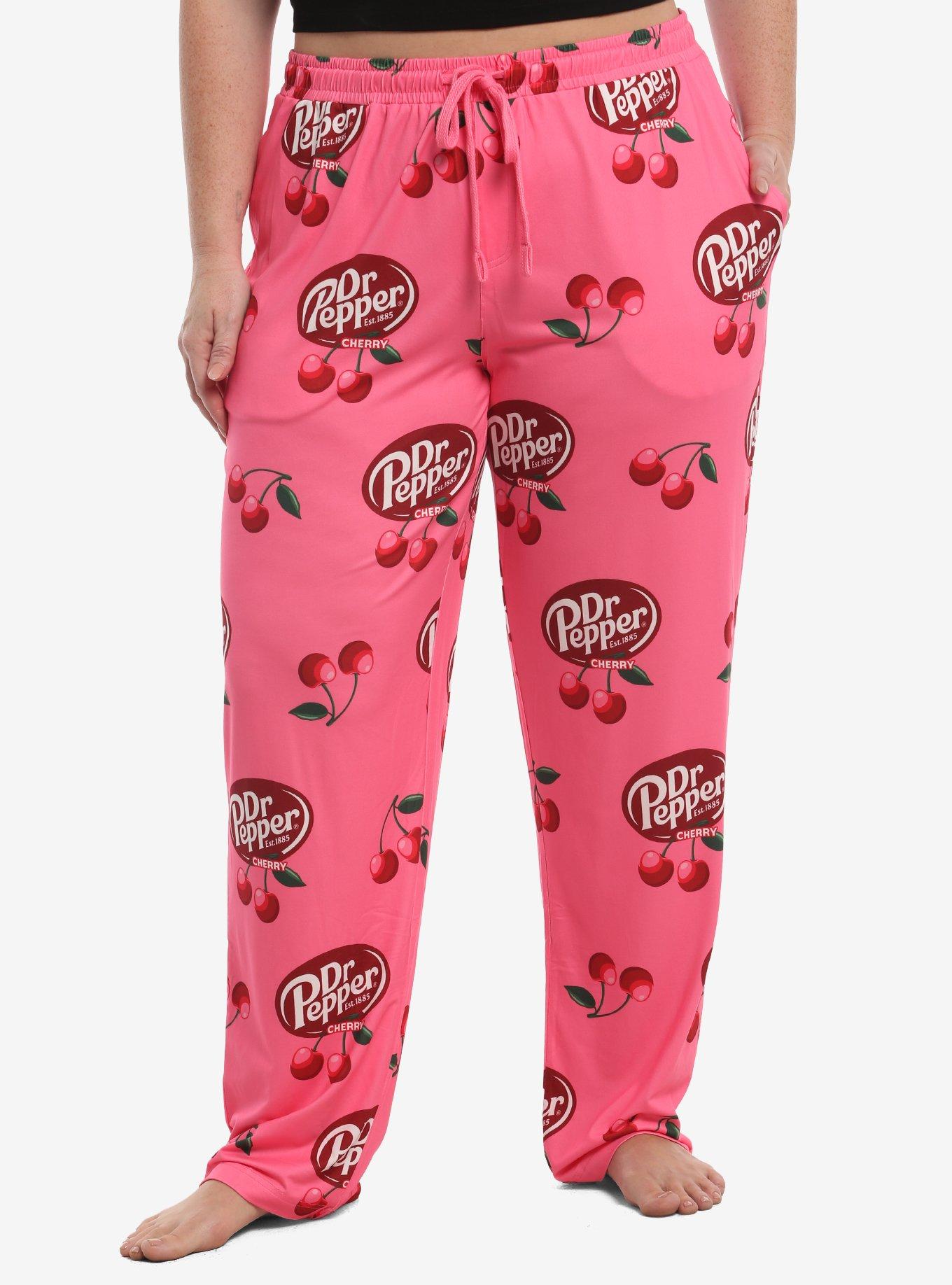 Dr Pepper Cherry Pajama Pants Plus Size