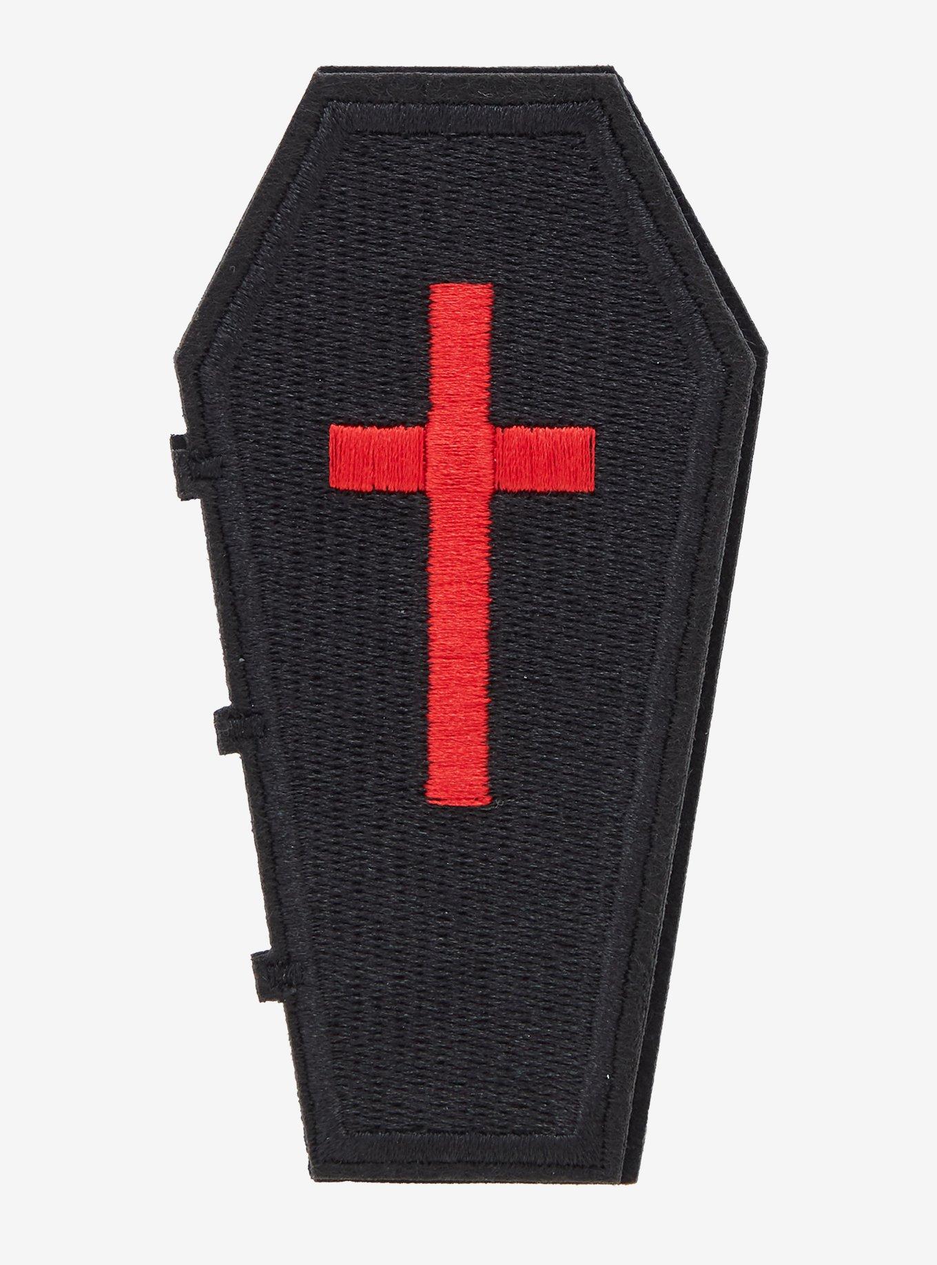 Coffin Cat Patch, , hi-res