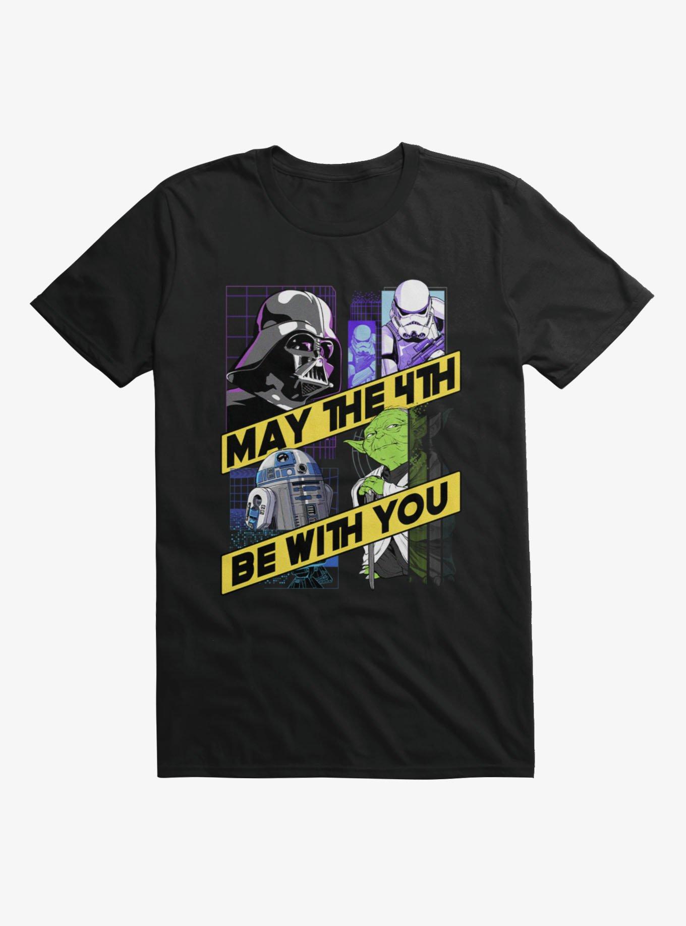 Star Wars May The 4th Be With You Diagonal Banner T-Shirt