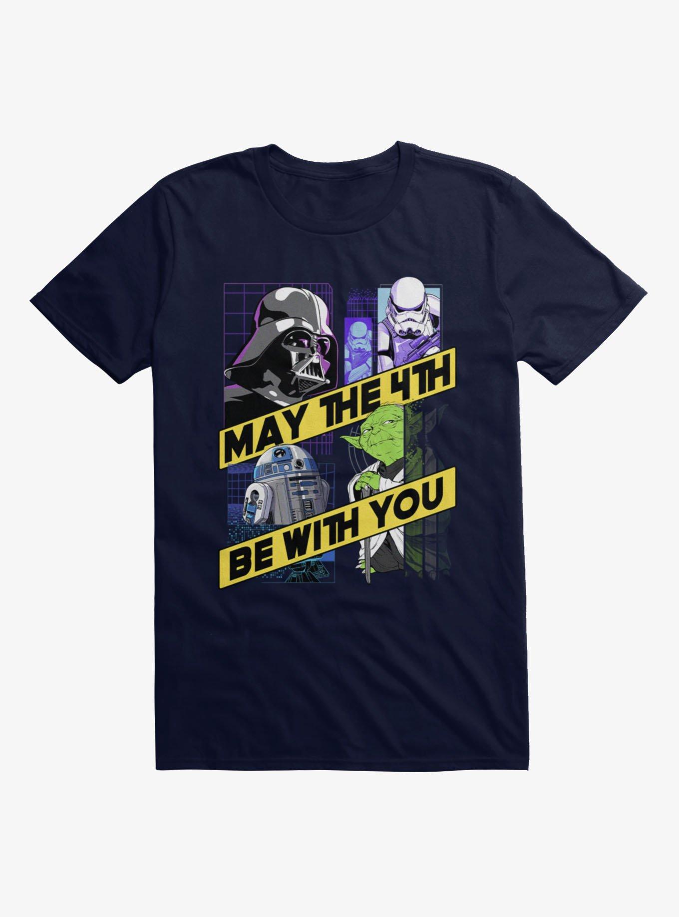 Star Wars May The 4th Be With You Diagonal Banner T-Shirt