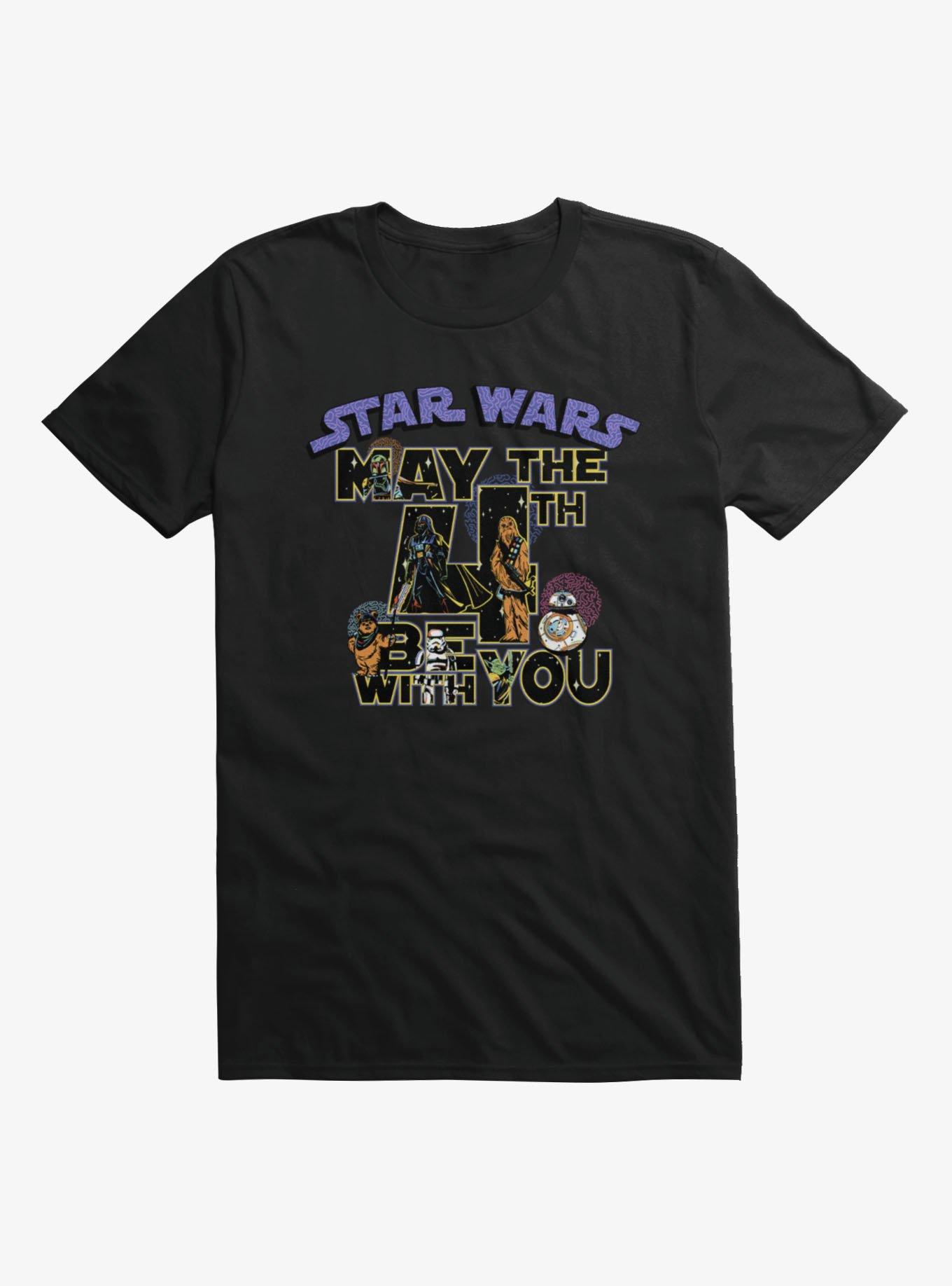 Star Wars May The 4th Be With You Character Fill T-Shirt, , hi-res