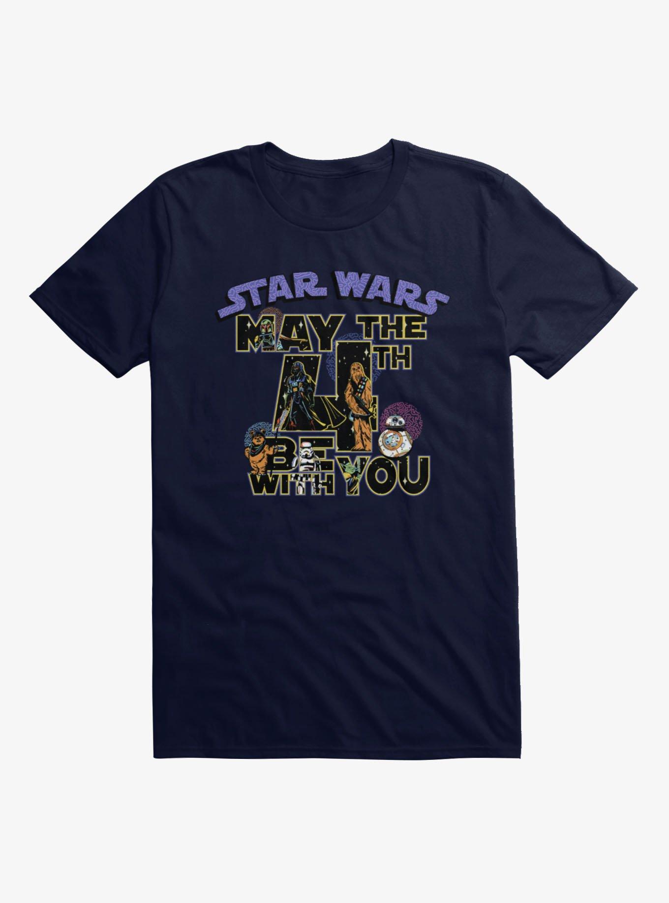 Star Wars May The 4th Be With You Character Fill T-Shirt