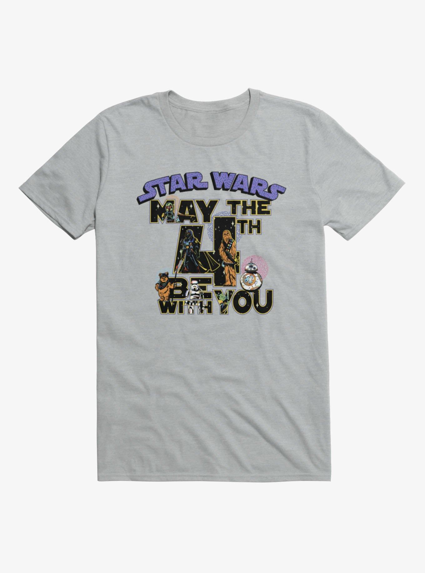 Star Wars May The 4th Be With You Character Fill T-Shirt