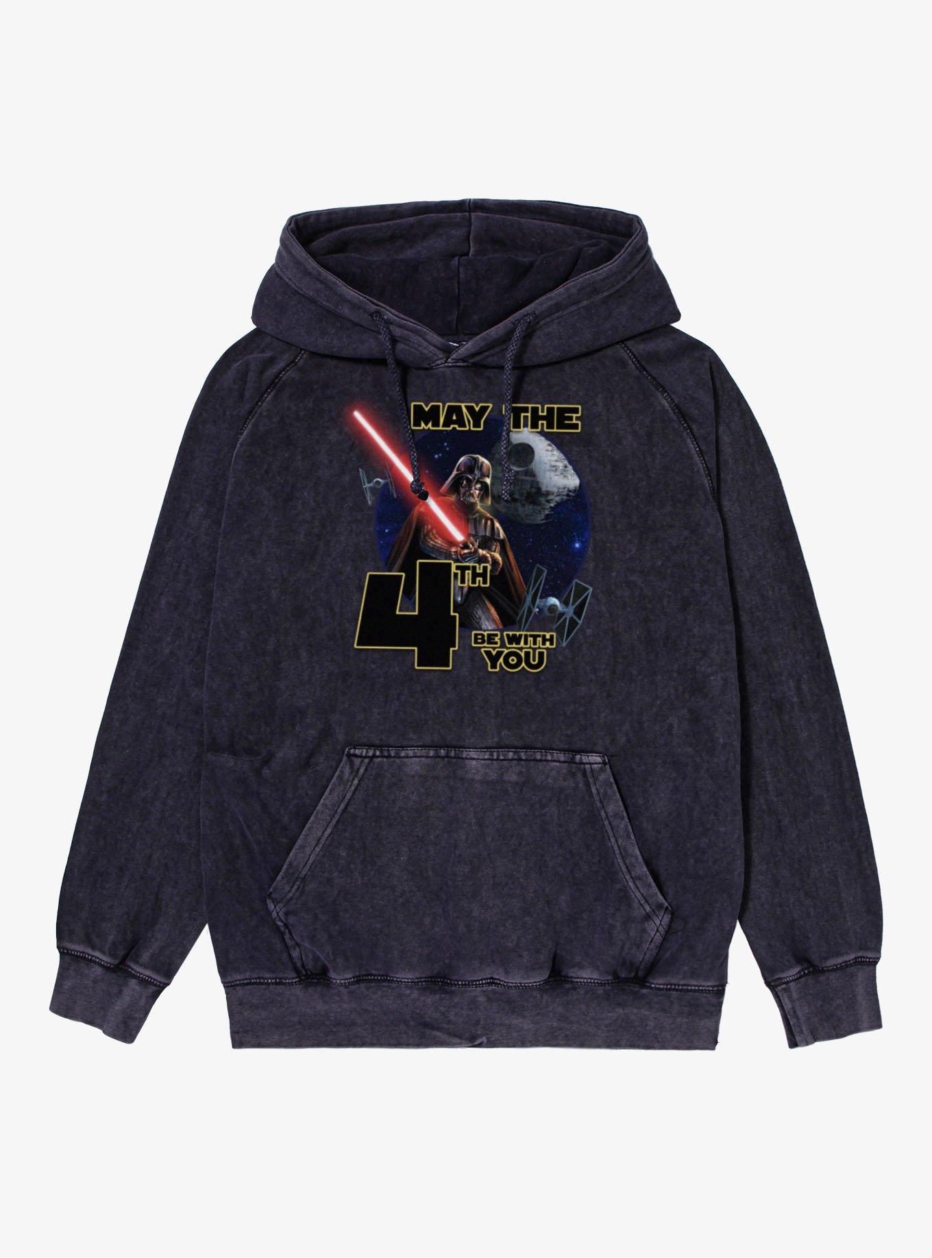 Star Wars May The 4th Be With You Darth Vader Mineral Wash Hoodie, , hi-res