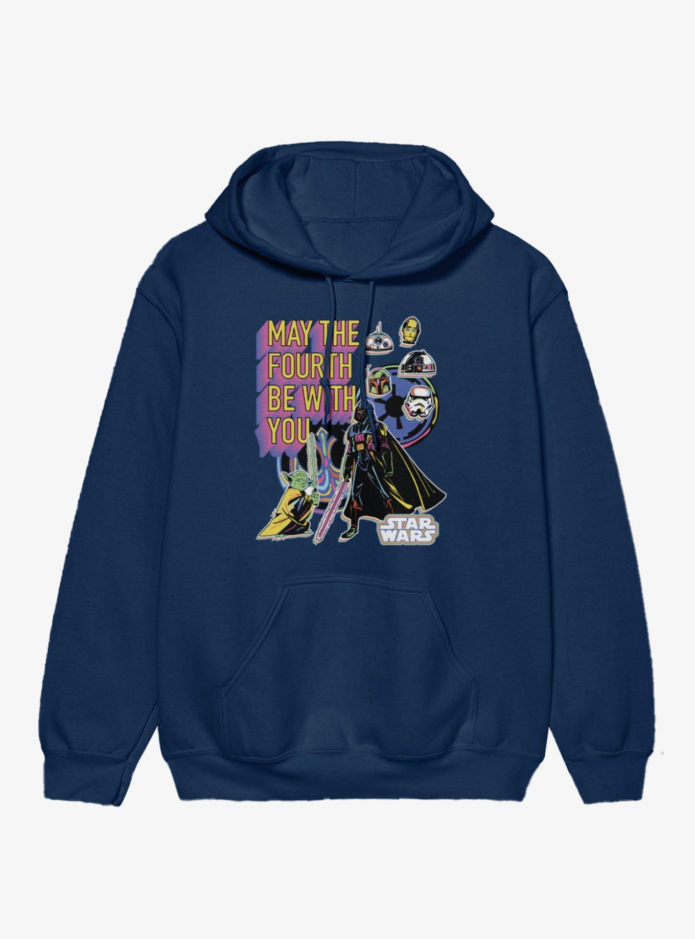 Star Wars May The 4th Be With You Vader Yoda Character Highlights Hoodie, , hi-res