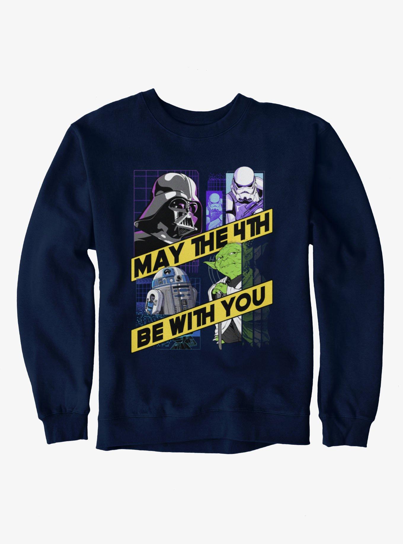 Star Wars May The 4th Be With You Diagonal Banner Sweatshirt, , hi-res
