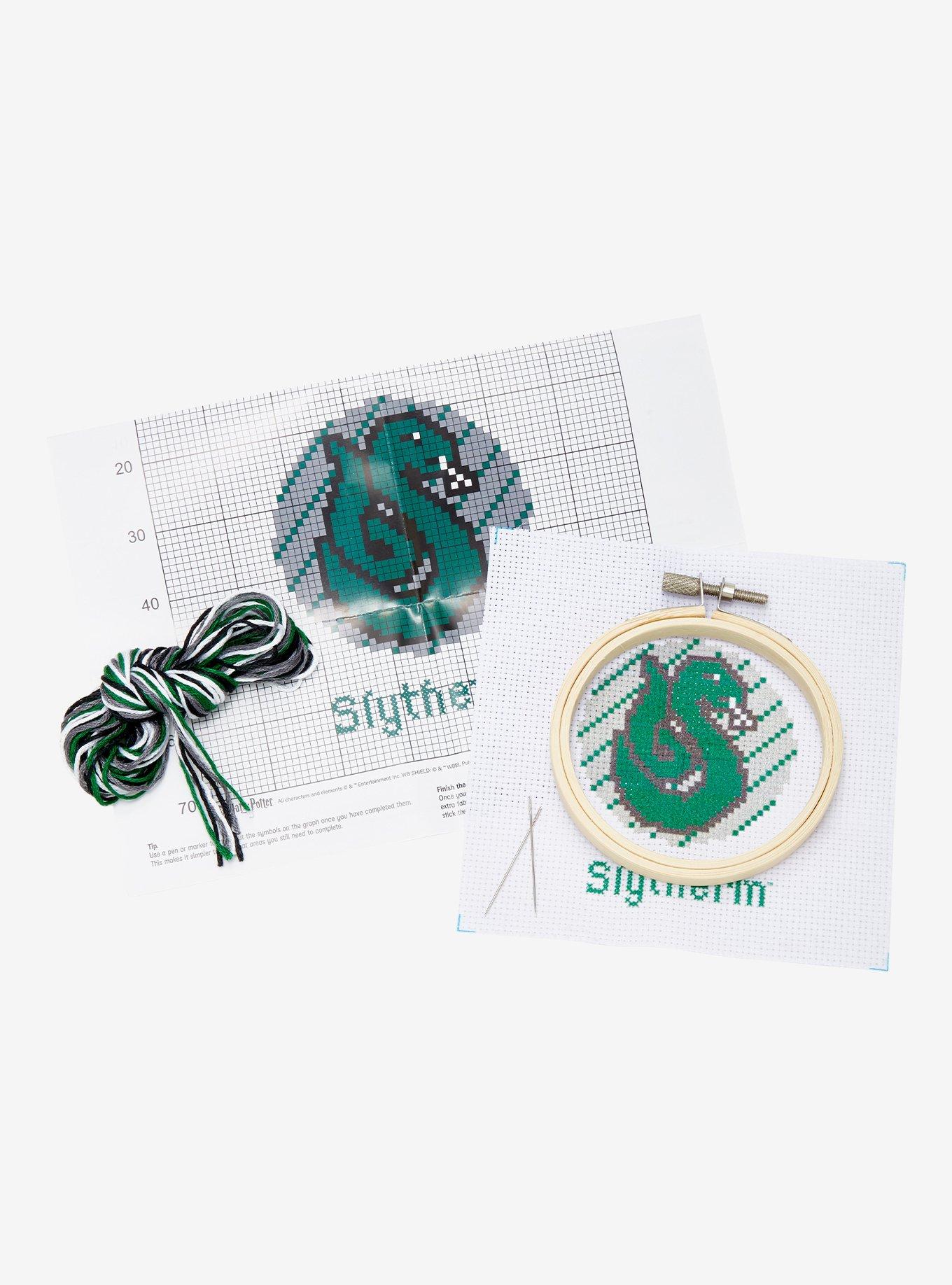 Harry Potter Slytherin Cross-Stitch Kit, , hi-res