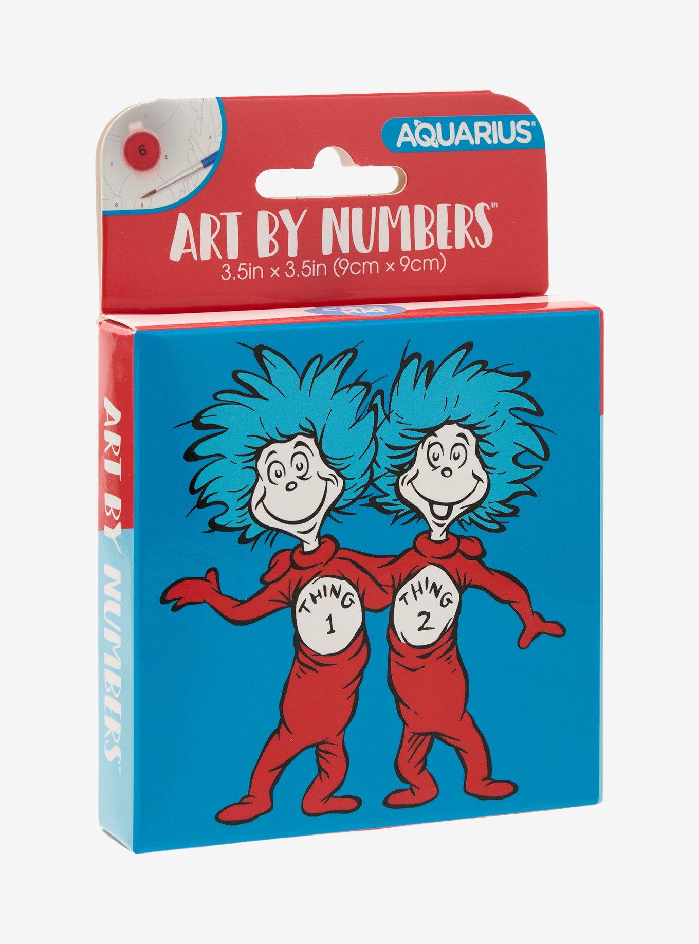 Dr. Seuss The Cat In The Hat Think 1 & 2 Mini Art By Numbers Kit, , hi-res