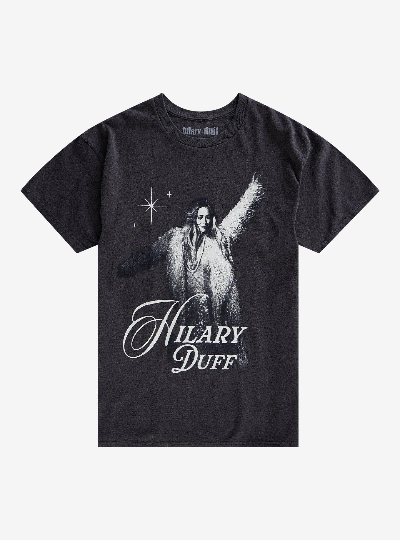Hilary Duff Sparkle Pigment-Dye T-Shirt, , hi-res