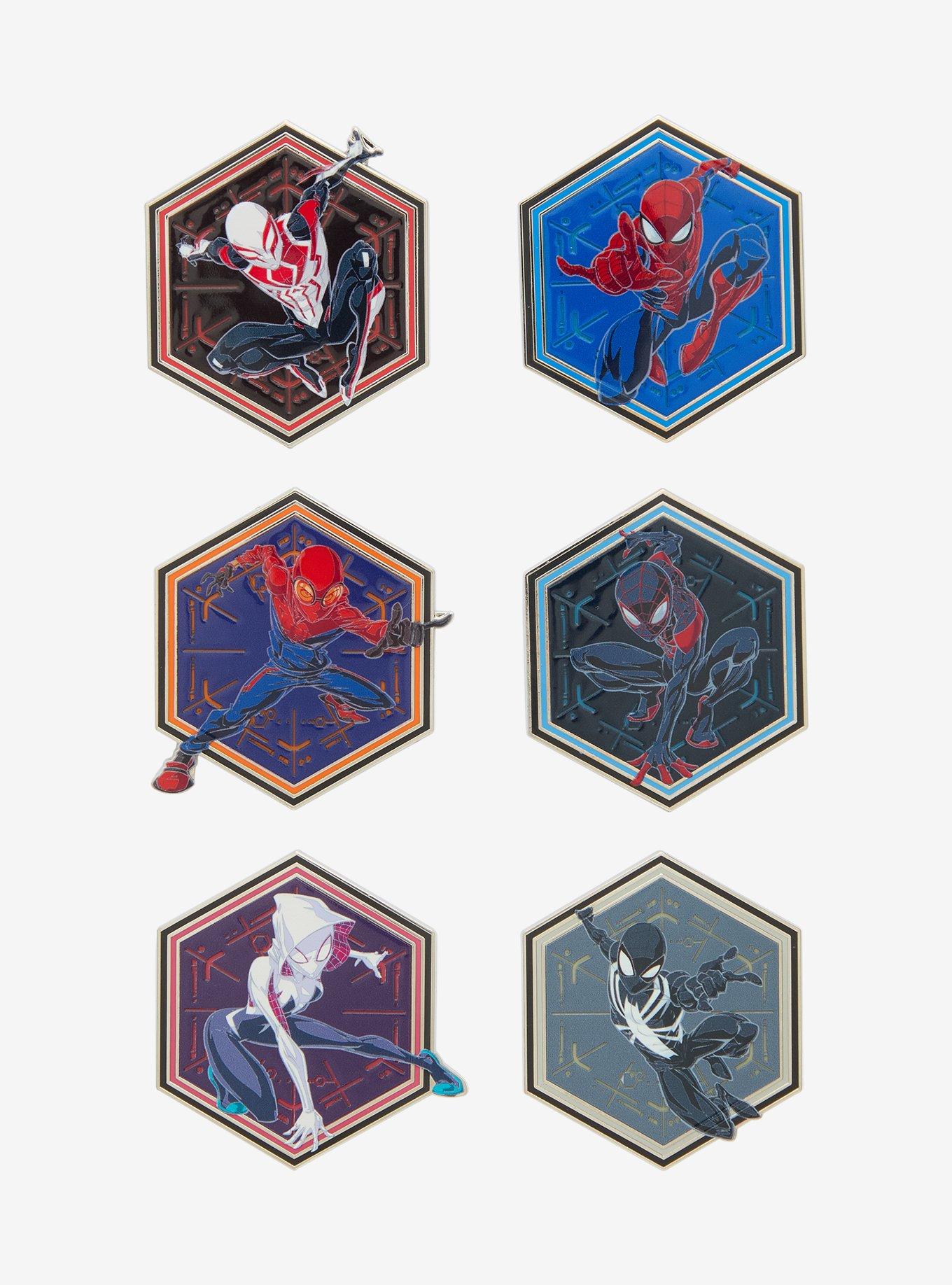 Marvel Spider-Man Character Blind Box Enamel Pin - BoxLunch Exclusive, , hi-res