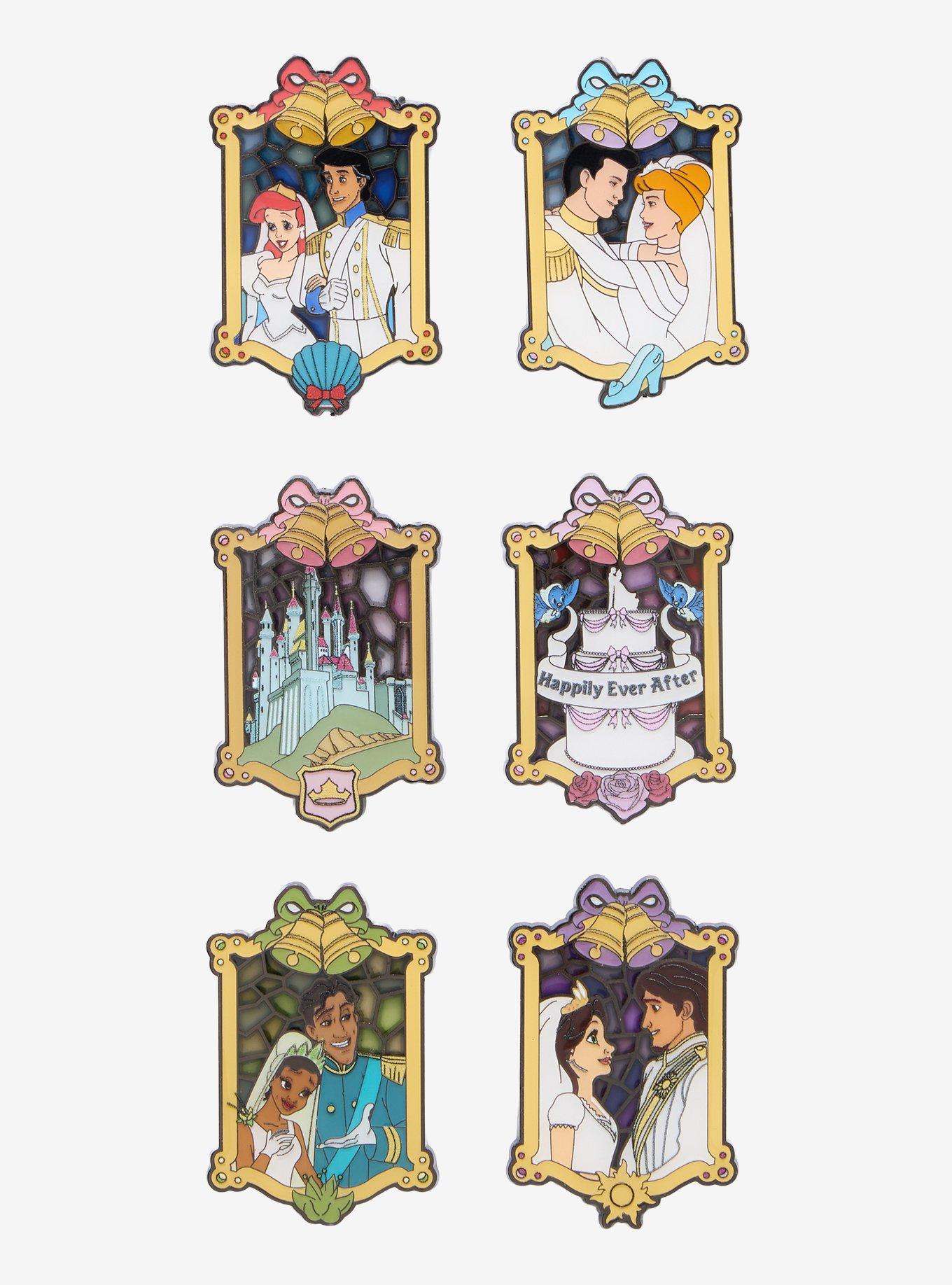 Loungefly Disney Princess Wedding Stained Glass Blind Box Enamel Pin - BoxLunch Exclusive