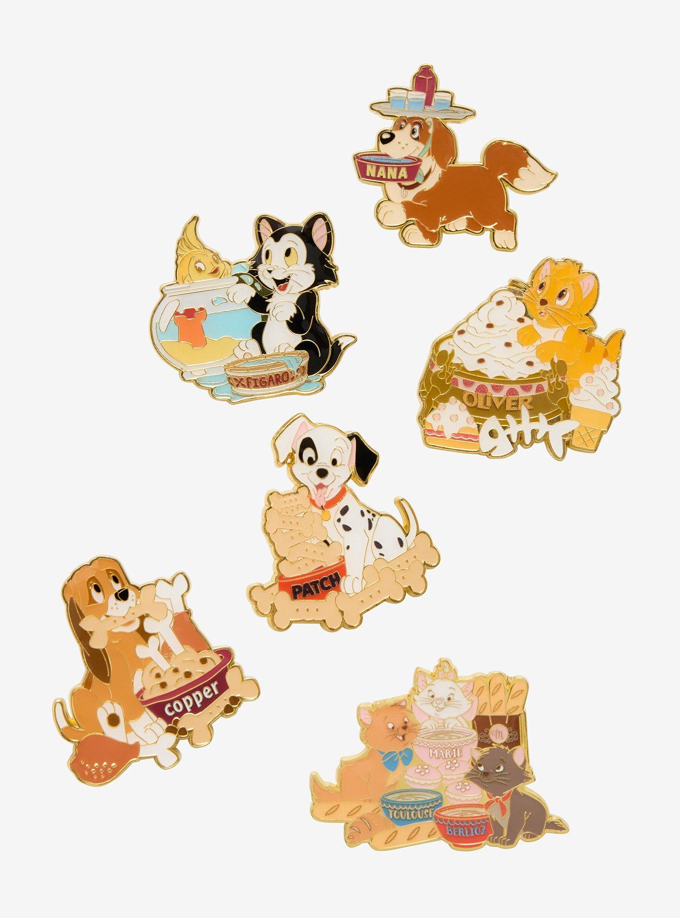 Loungefly Disney Pets Food Bowls Blind Box Enamel Pin - BoxLunch Exclusive