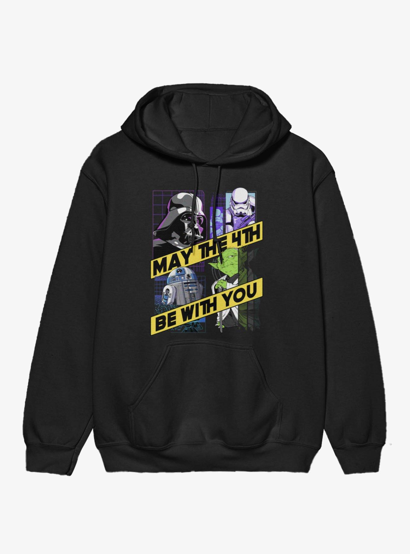 Star Wars May The 4th Be With You Diagonal Banner Hoodie, , hi-res