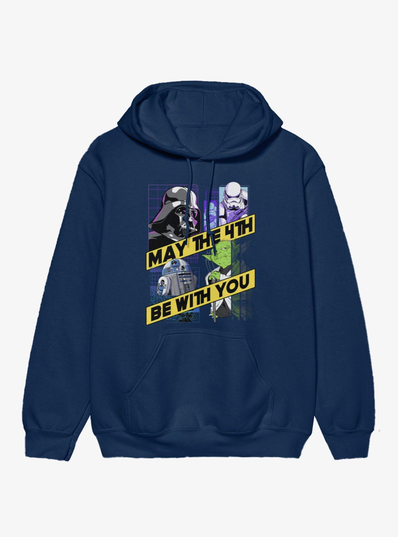 Star Wars May The 4th Be With You Diagonal Banner Hoodie