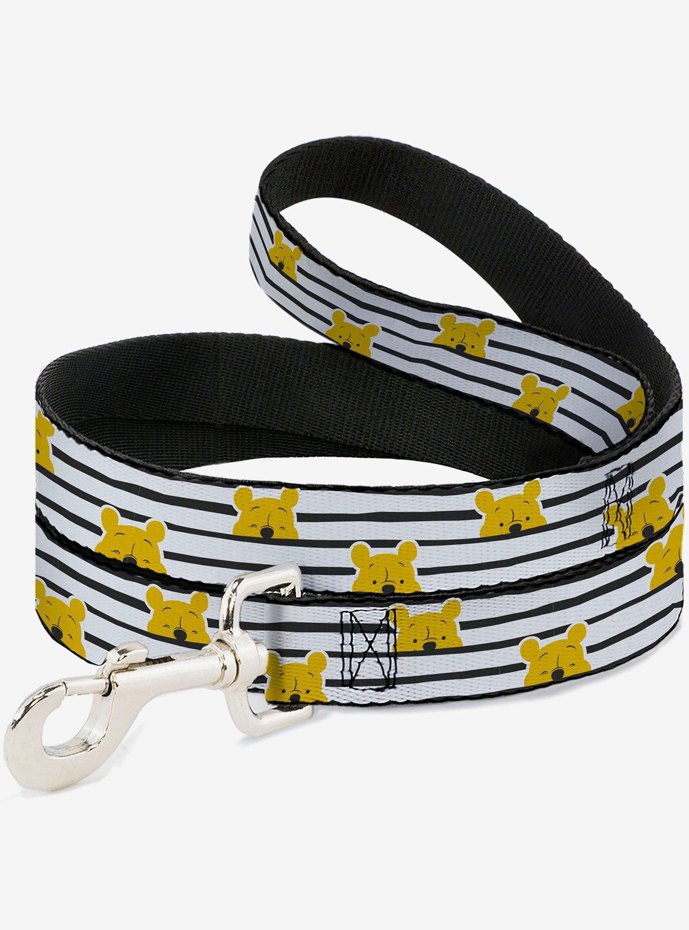 Disney Winnie The Pooh Peeking Poses Stripe Dog Leash, , hi-res