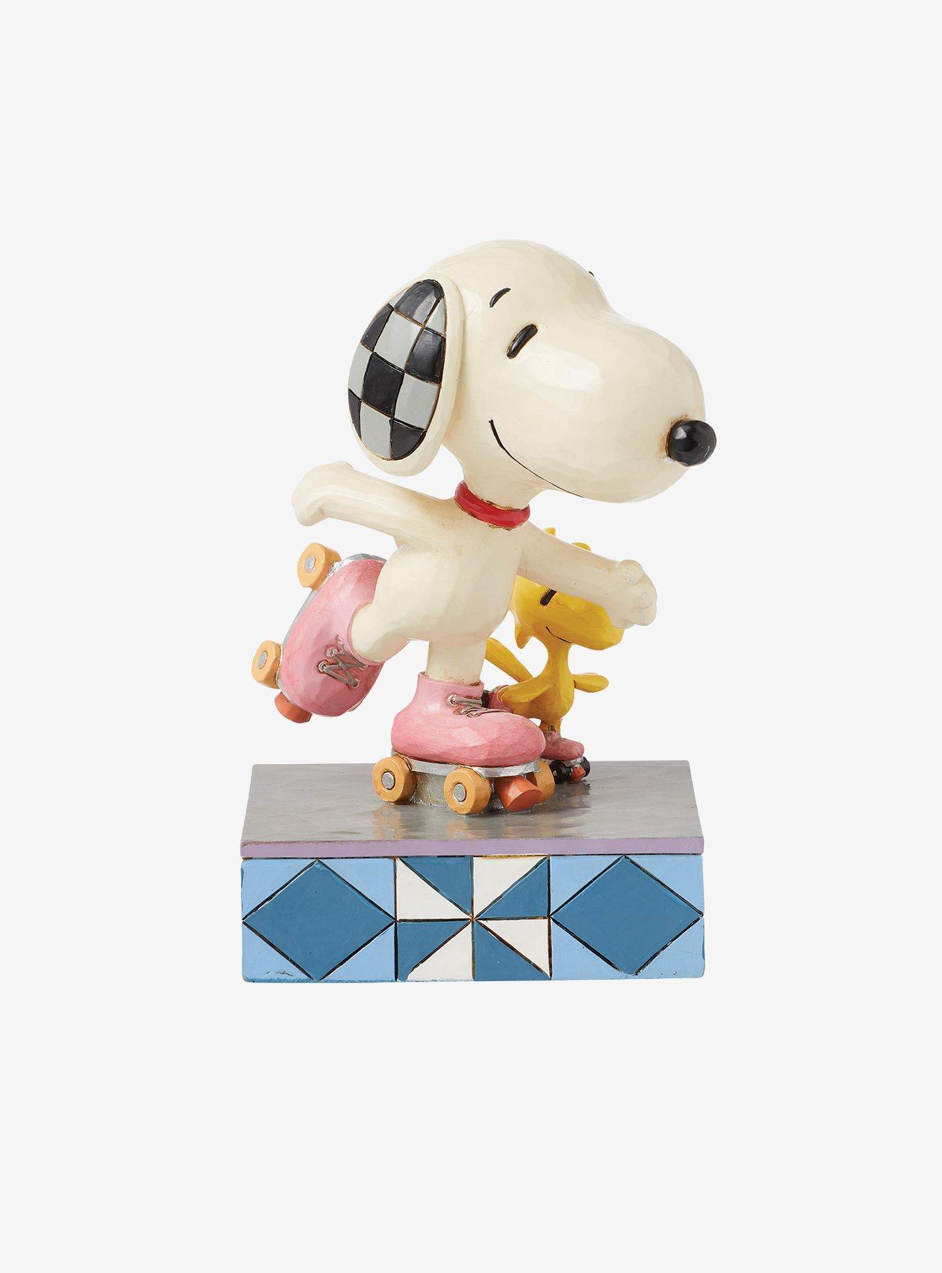 Peanuts Snoopy & Woodstock Roller Skating Figurine, , hi-res