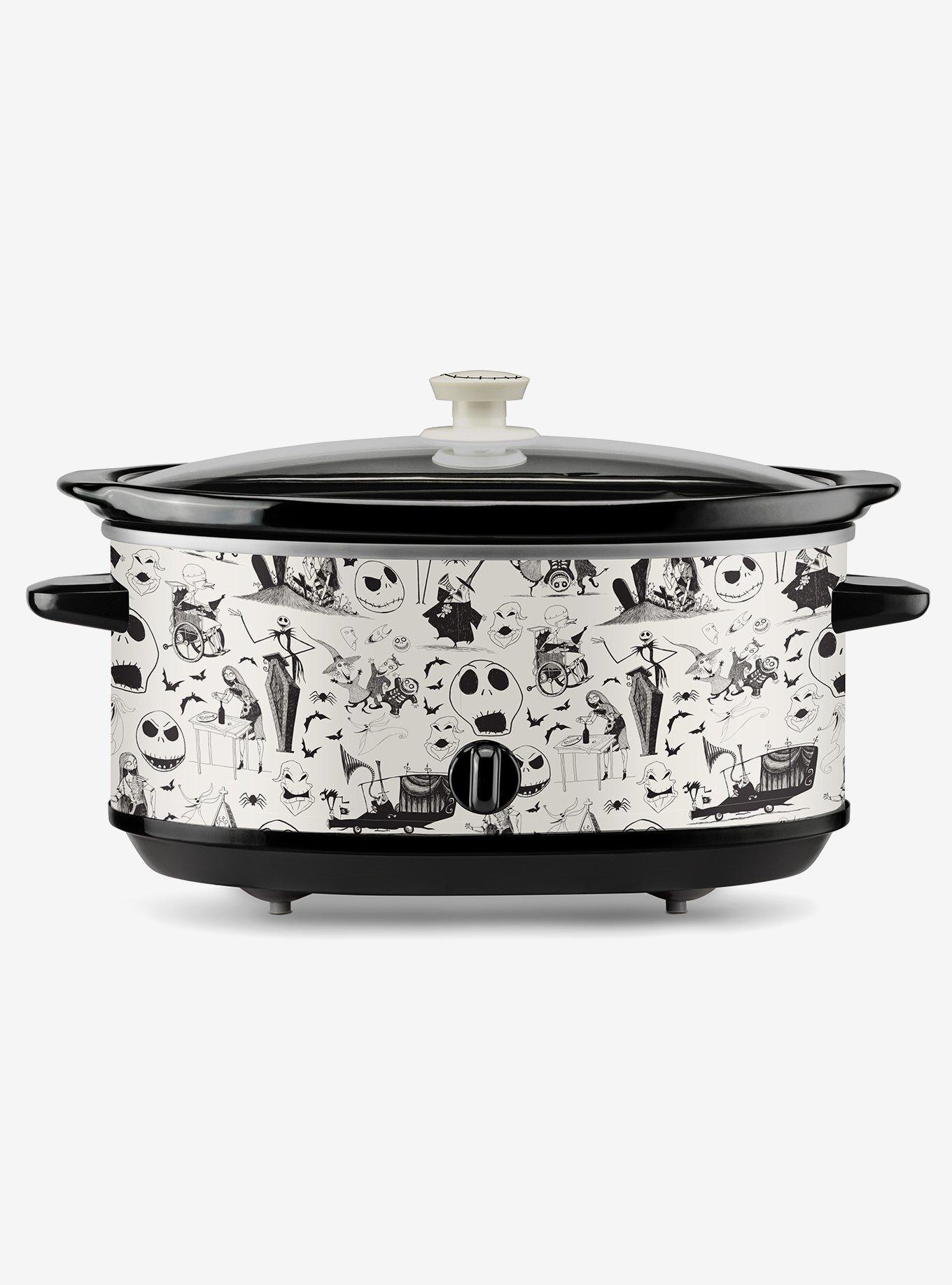 Disney Nightmare Before Christmas Sketch Pattern 7-Quart Slow Cooker, , hi-res