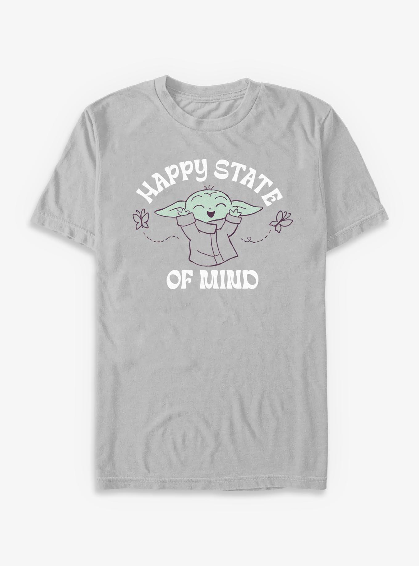 Star Wars The Mandalorian Happy State Of Mind Grogu T-Shirt, , hi-res