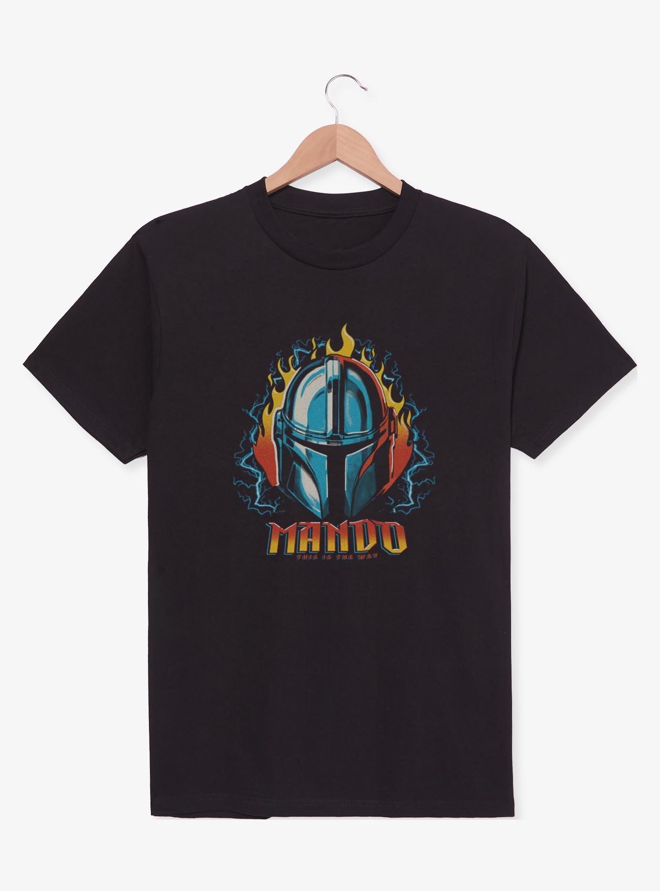 Star Wars The Mandalorian Flame Head T-Shirt, , hi-res