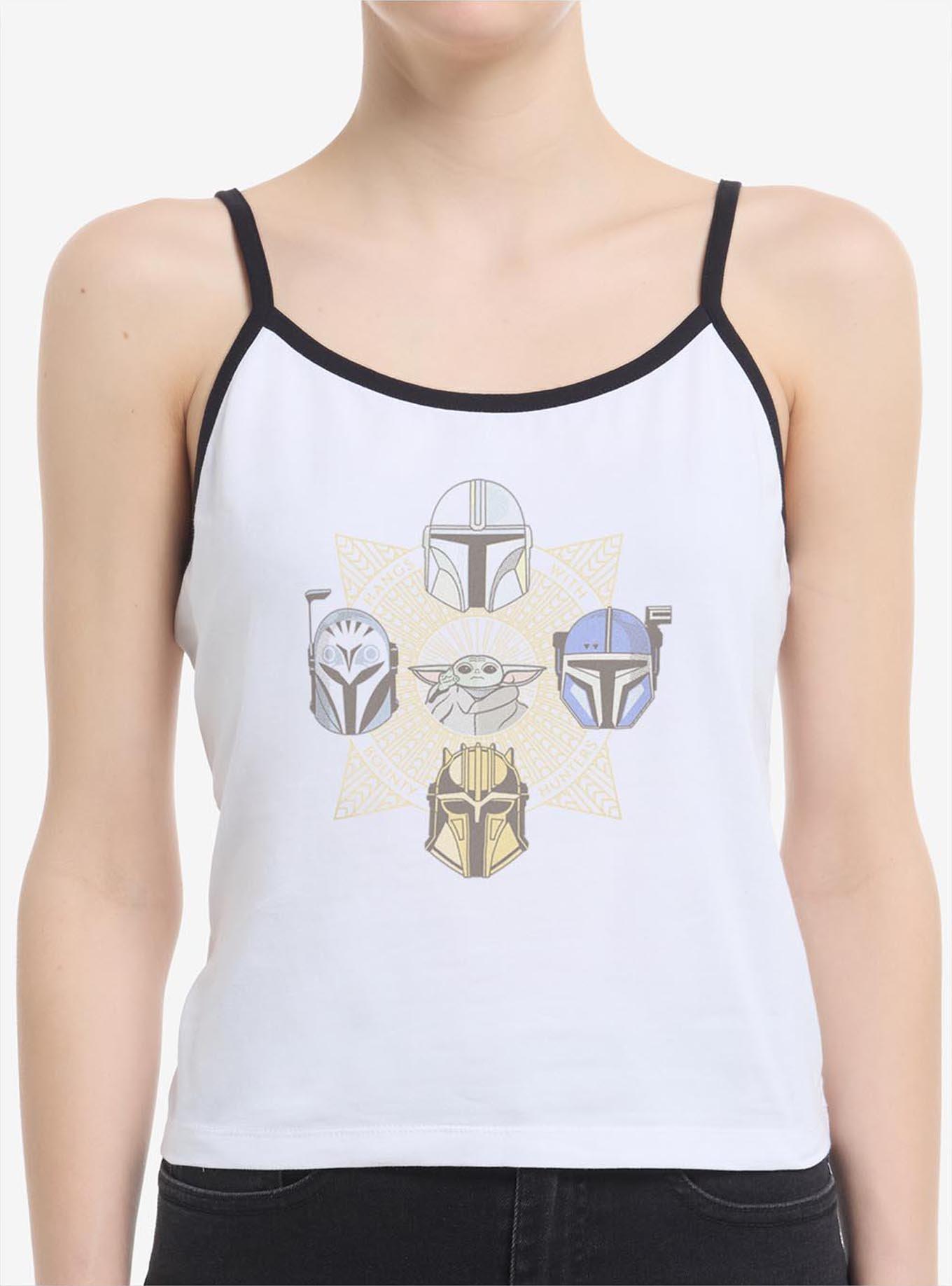 Star Wars The Mandalorian Grogu And Hunters Emblem Womens Cami, , hi-res