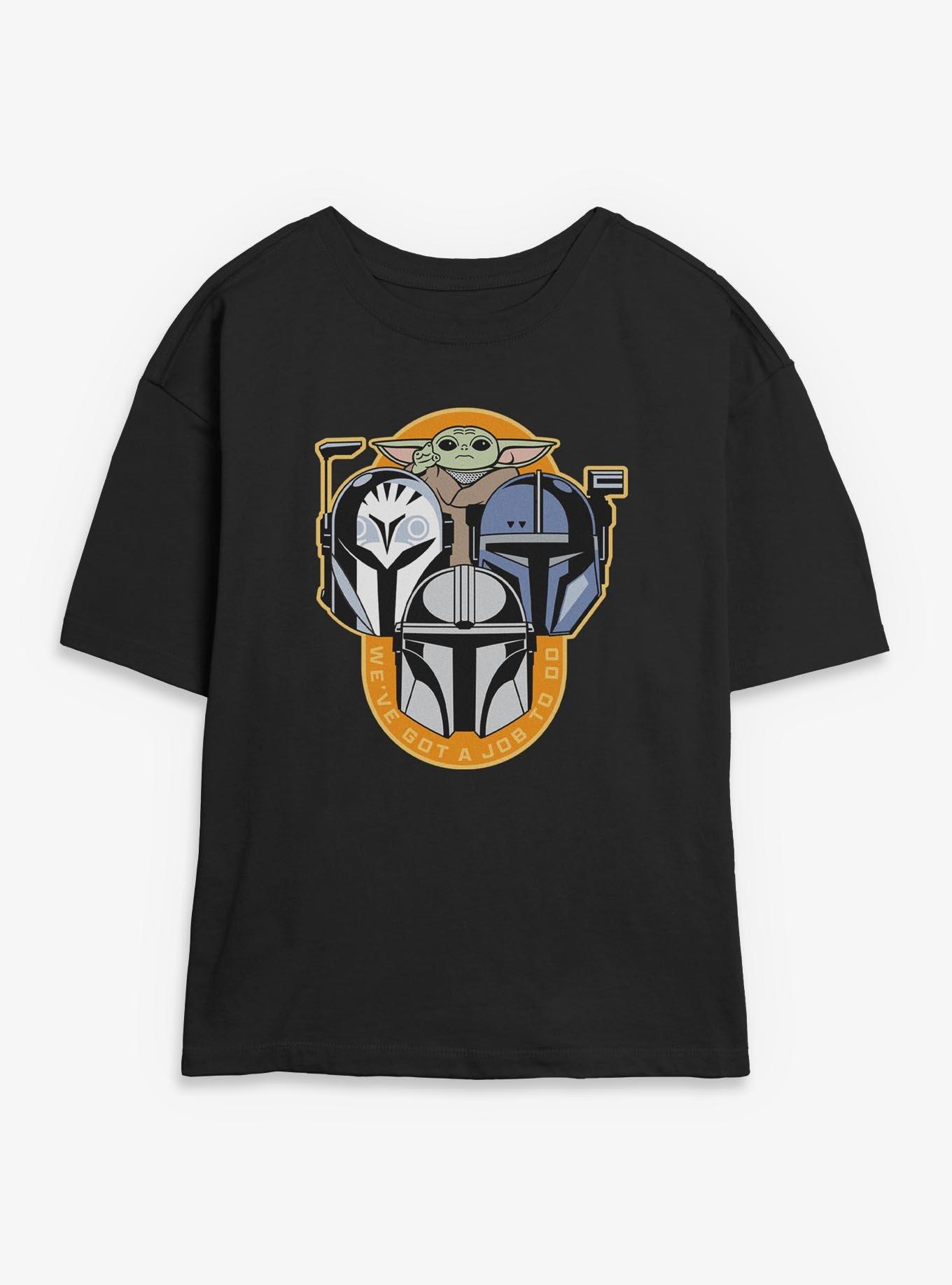 Star Wars The Mandalorian Bounty Hunters We've Got A Job To Do Womens Skimmer T-Shirt, , hi-res