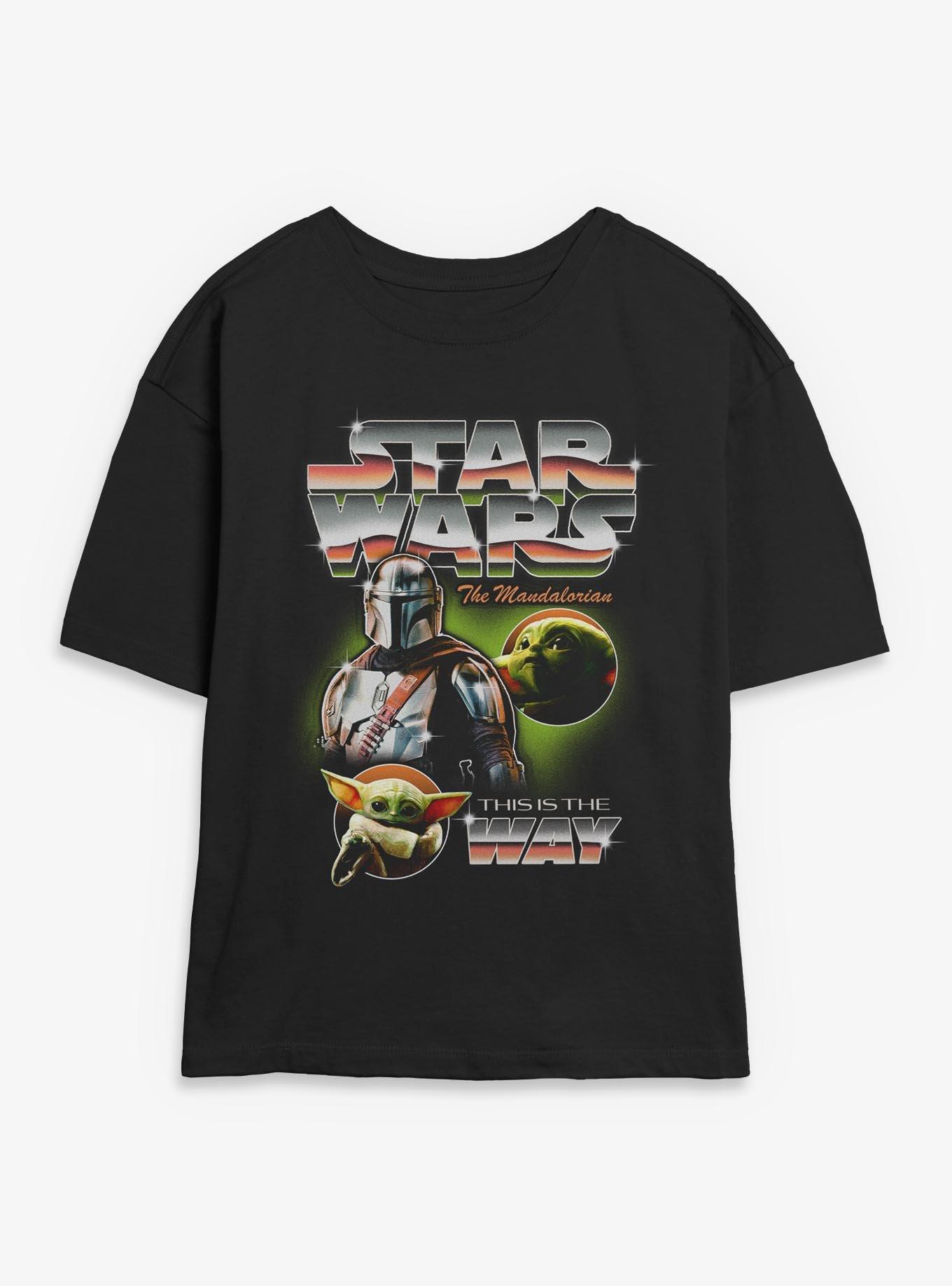 Star Wars The Mandalorian This Is The Way Collage Womens Skimmer T-Shirt, , hi-res